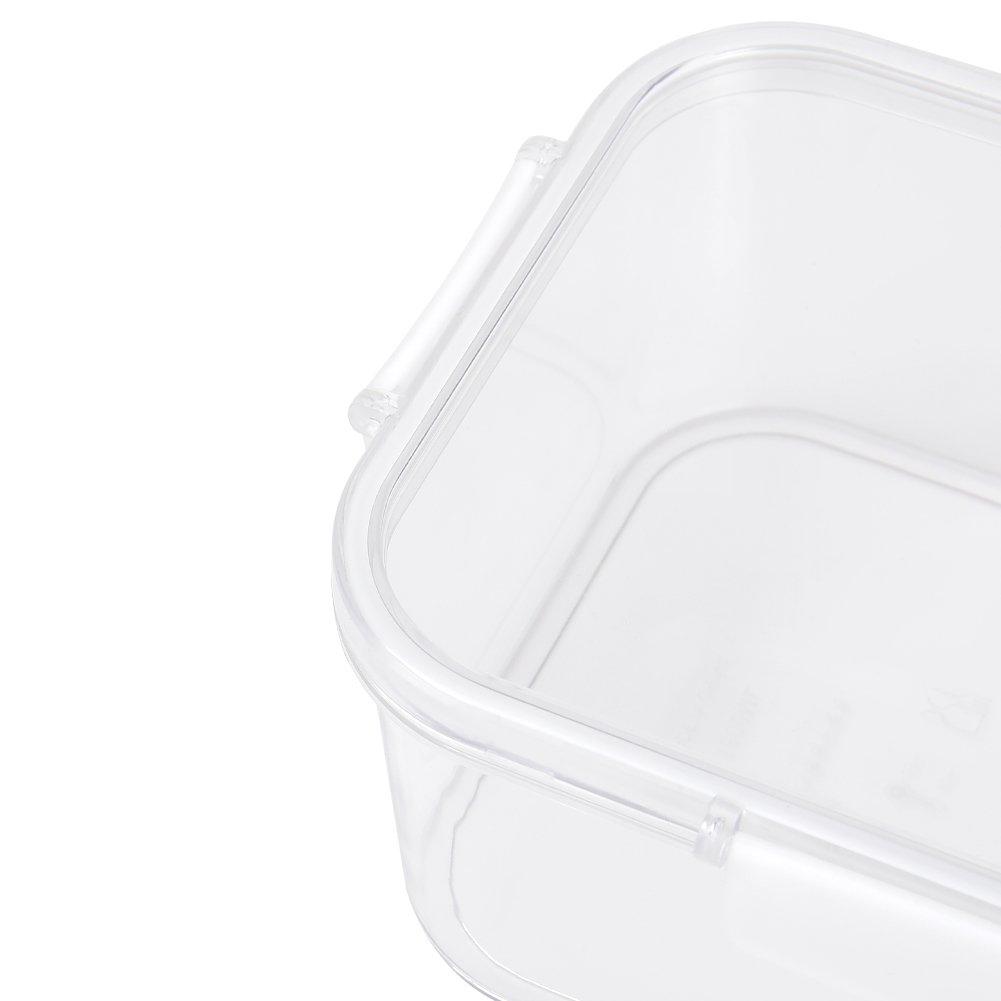 White - LIFE IDEAS - 2x 3pcs Lunch Box Set - 6