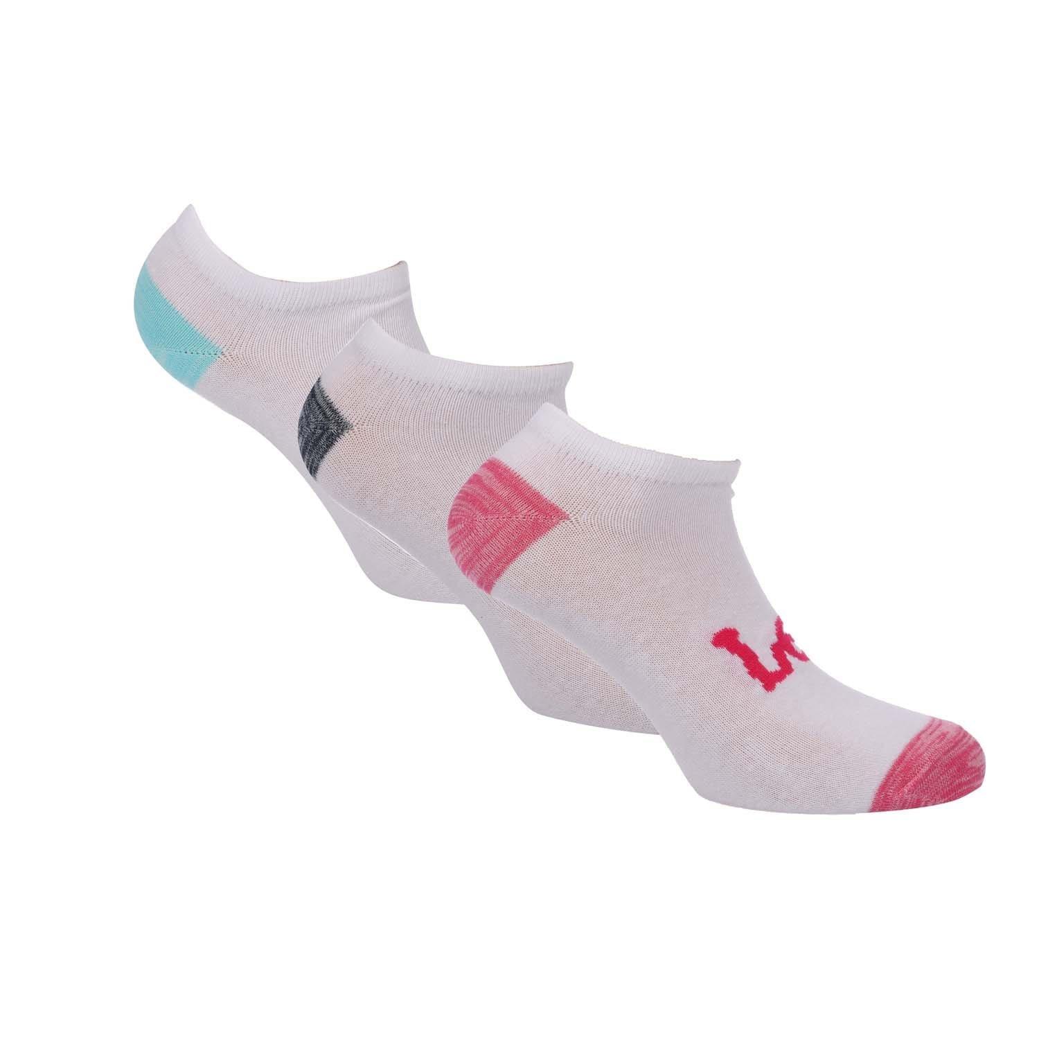 Lee Women's 3 Pack Of Trainer Liner Socks - White - 4-7