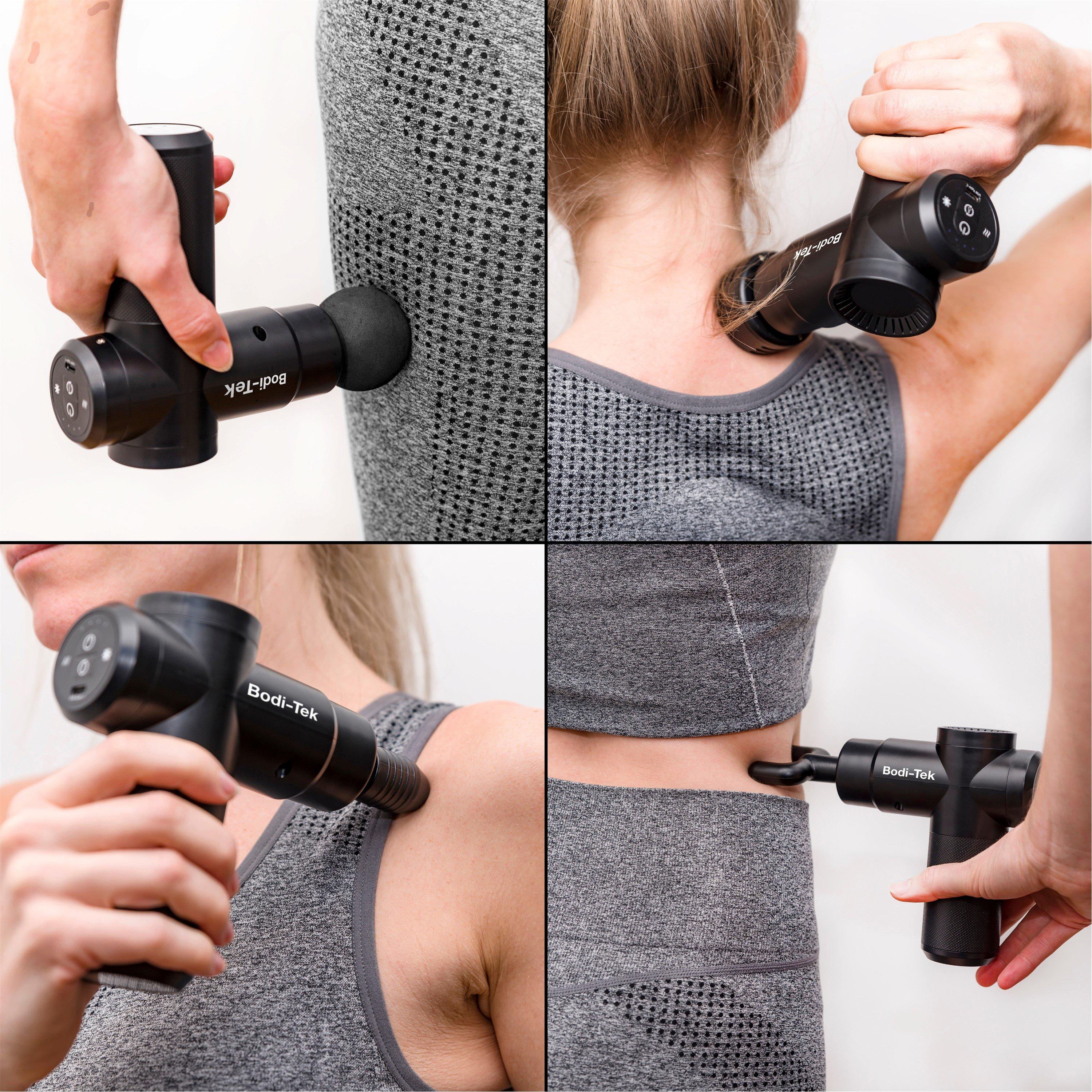Black - Bodi-Tek - Bodi-Tek Hot & Cold Deep Tissue Massager Gun - 2