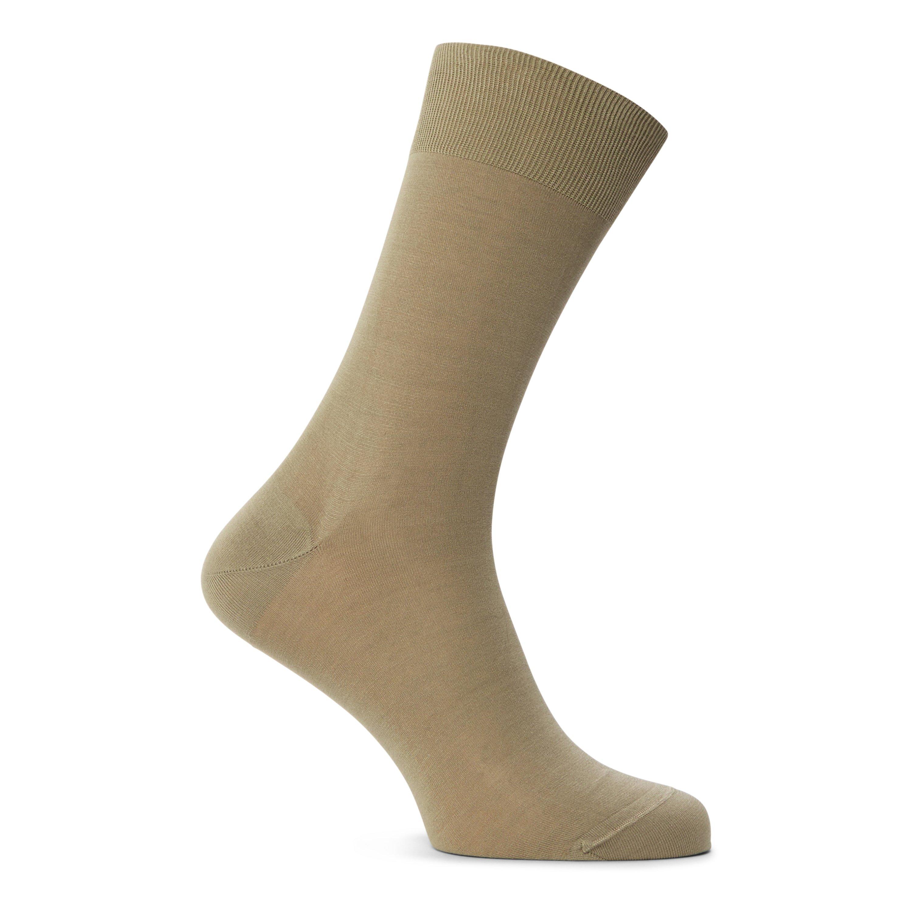 BEIGE - Dore Dore - BASIC SMALL BORDER SOCK09 - 1