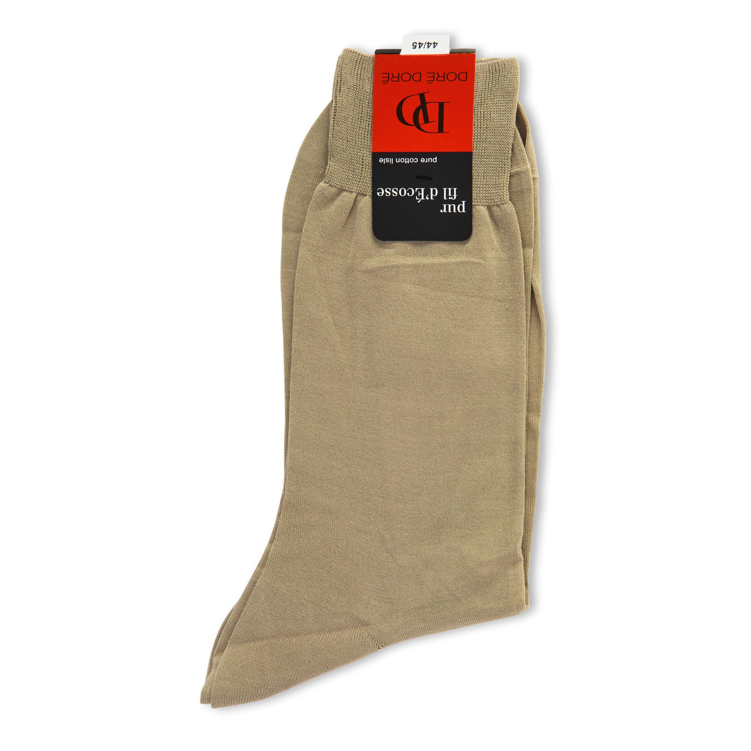 BEIGE - Dore Dore - BASIC SMALL BORDER SOCK09 - 2