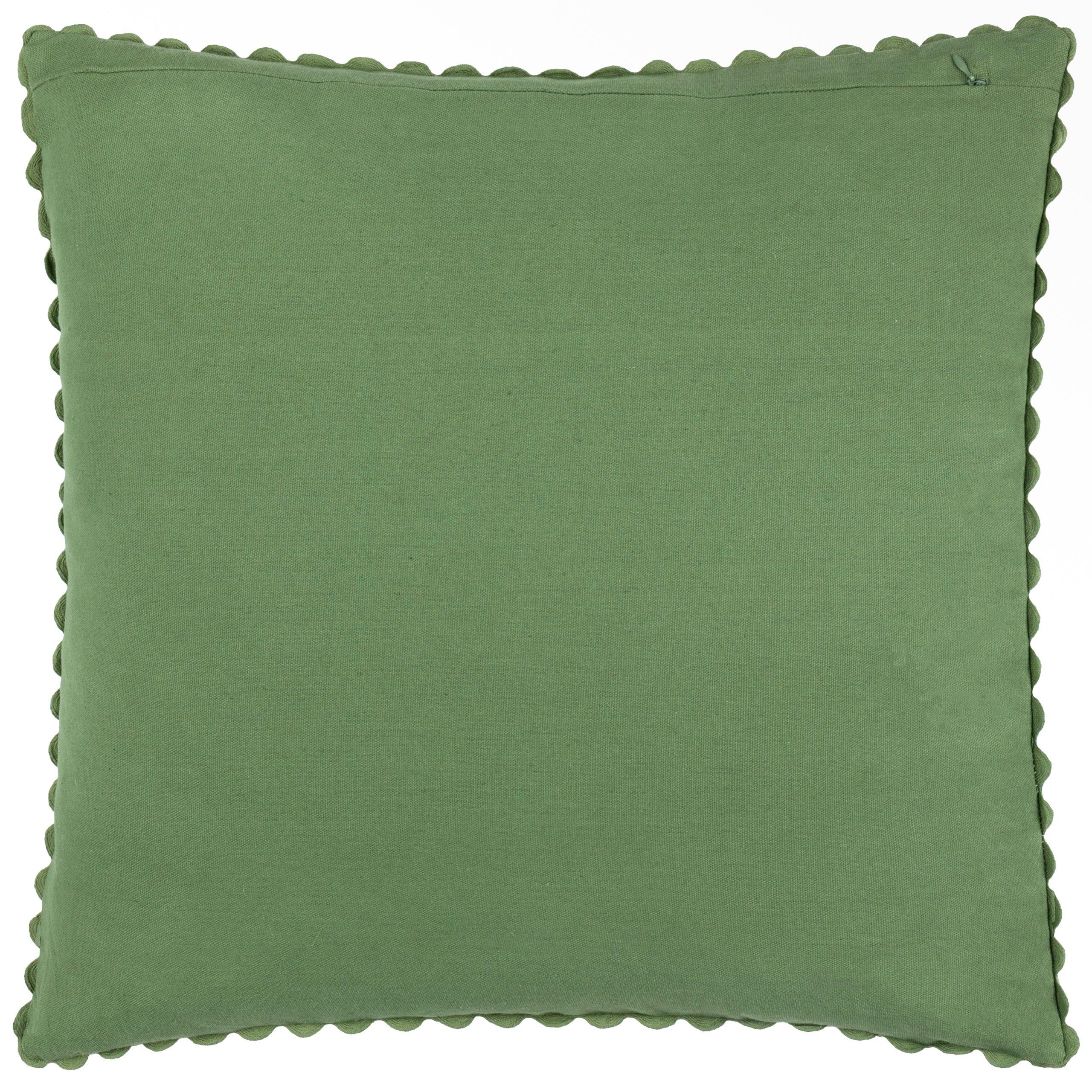 Forest/Rust - Sanderson - Robins Wood Printed Feather Filled Cushion - 3
