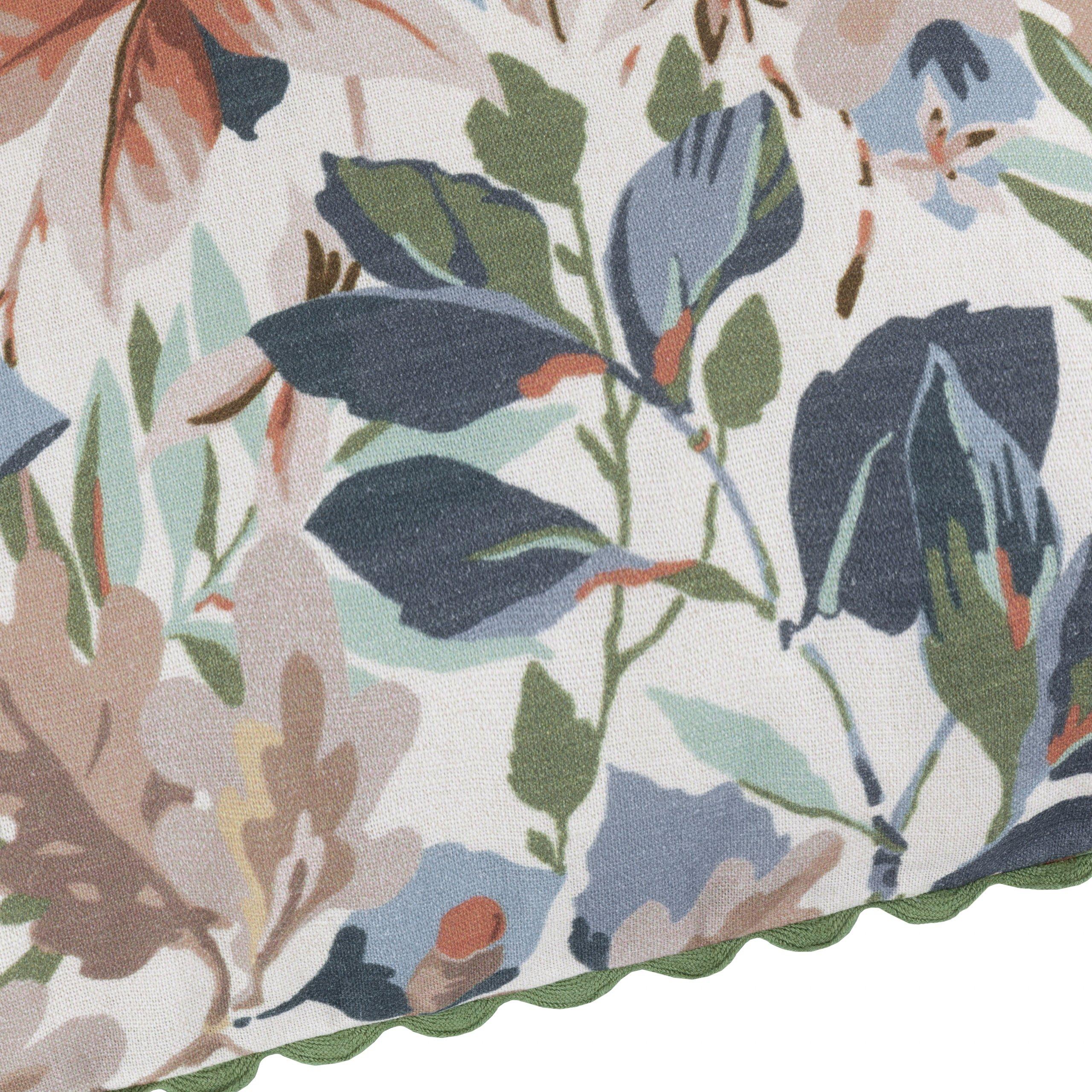 Forest/Rust - Sanderson - Robins Wood Printed Feather Filled Cushion - 4
