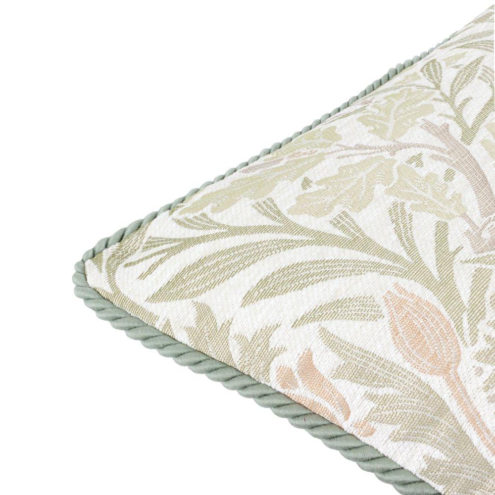 Stone/Sage - Morris and Co - Acorn Multi Jacquard Feather Filled Cushion - 4