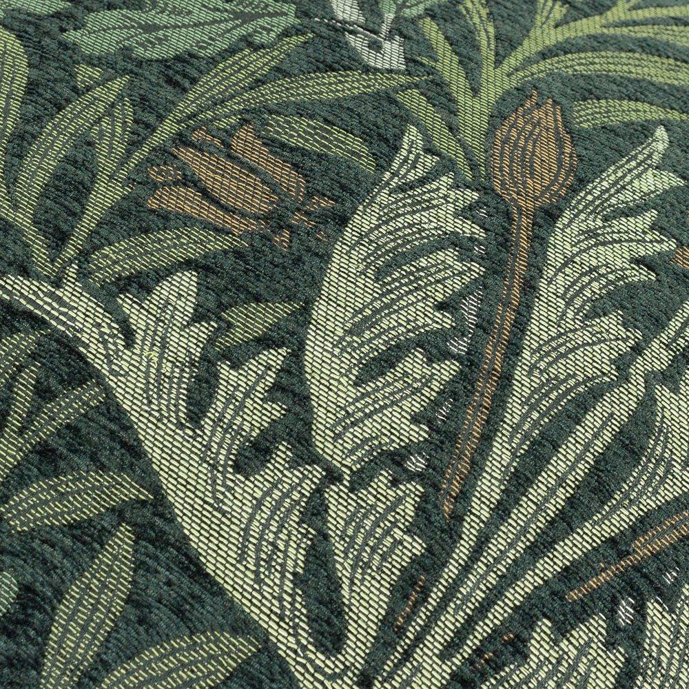 Thyme/Forest - Morris and Co - Acorn Multi Jacquard Feather Filled Cushion - 3
