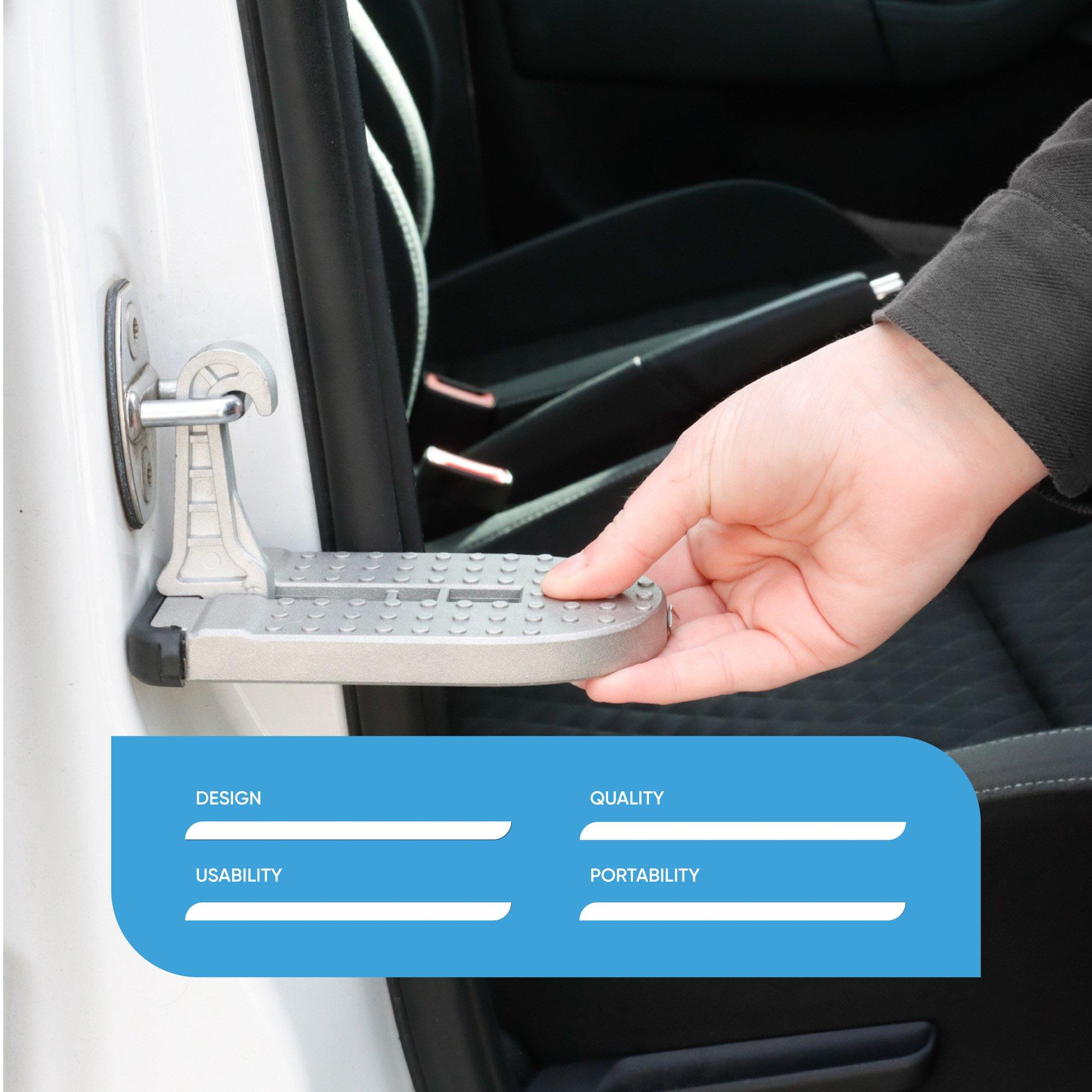 Grey - Streetwize - Foldable Car Door Latch Step - 6