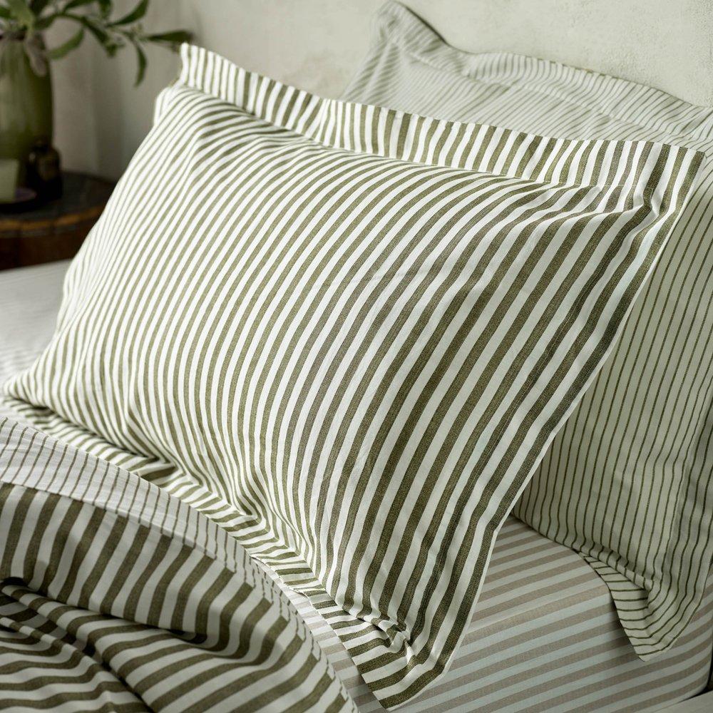 Yard Hebden Melange Stripe Pillowcases