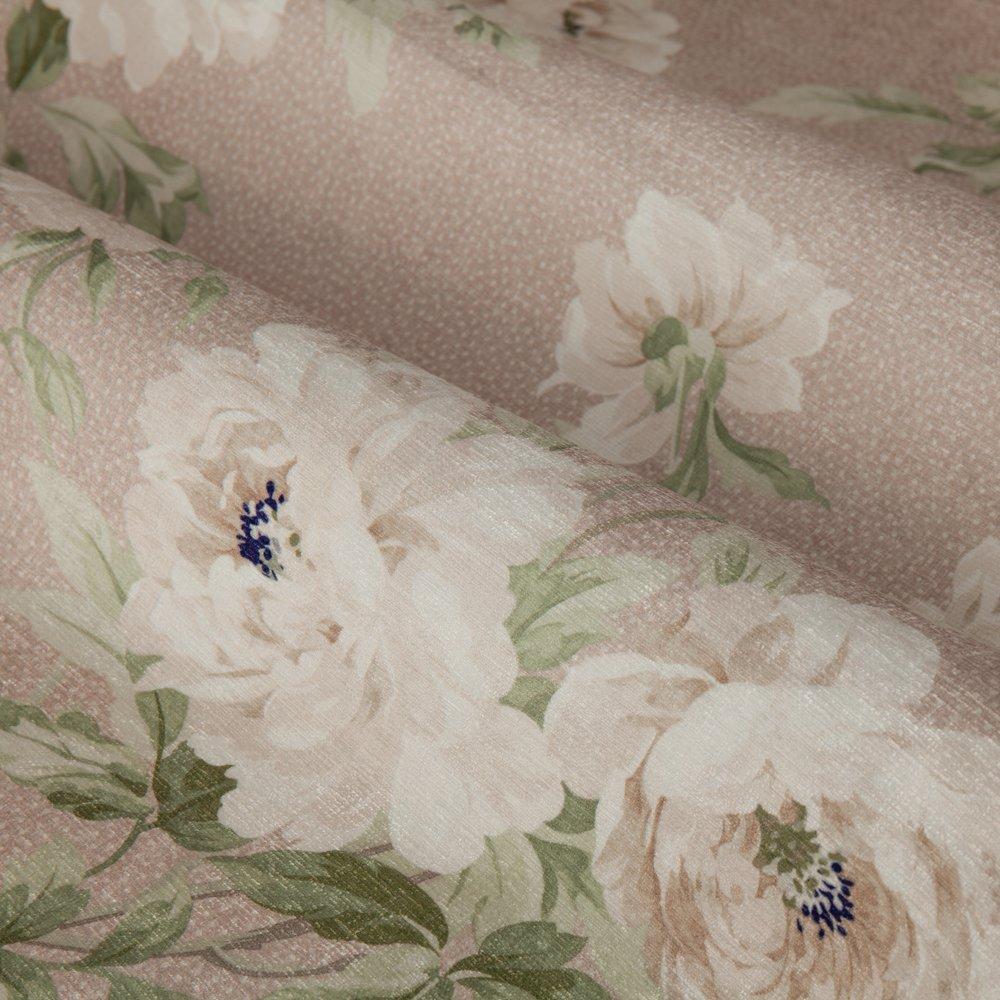 Rose - Sanderson - Adele Fully Lined Floral Chenille Pencil Pleat Cur - 5
