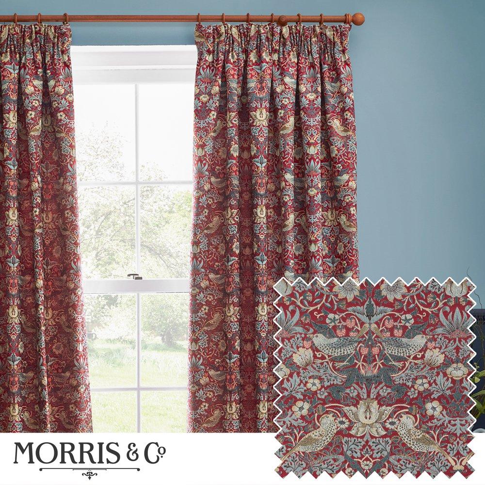 Strawberry Thief Fully Lined Jacquard Pencil Pleat