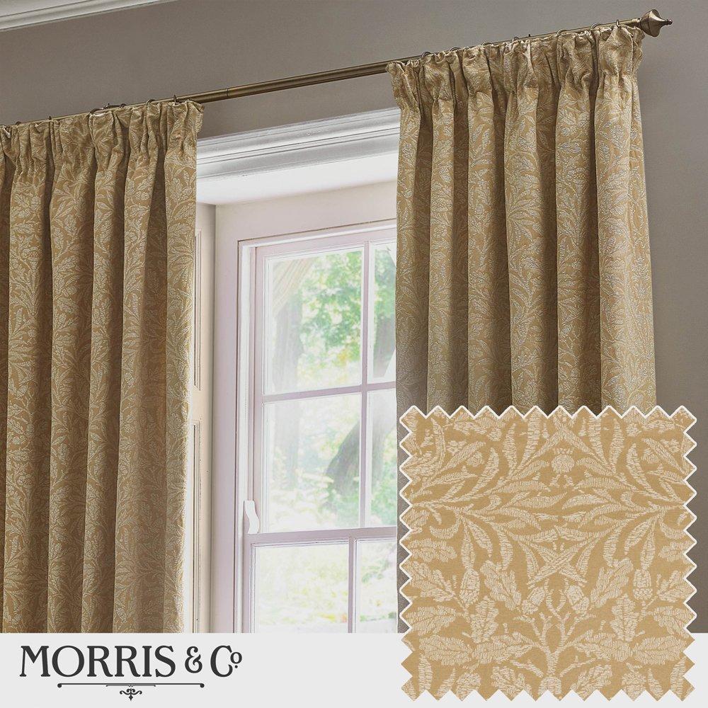 Acorn Tonal Fully Lined Matt Jacquard Pencil Pleat