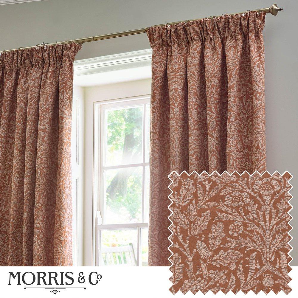 Acorn Tonal Fully Lined Matt Jacquard Pencil Pleat