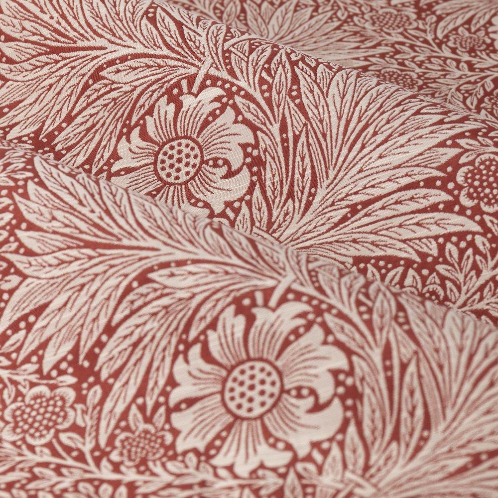 Russet - Morris and Co - Marigold Fully Lined Jacquard Floral Pencil Pleat - 6