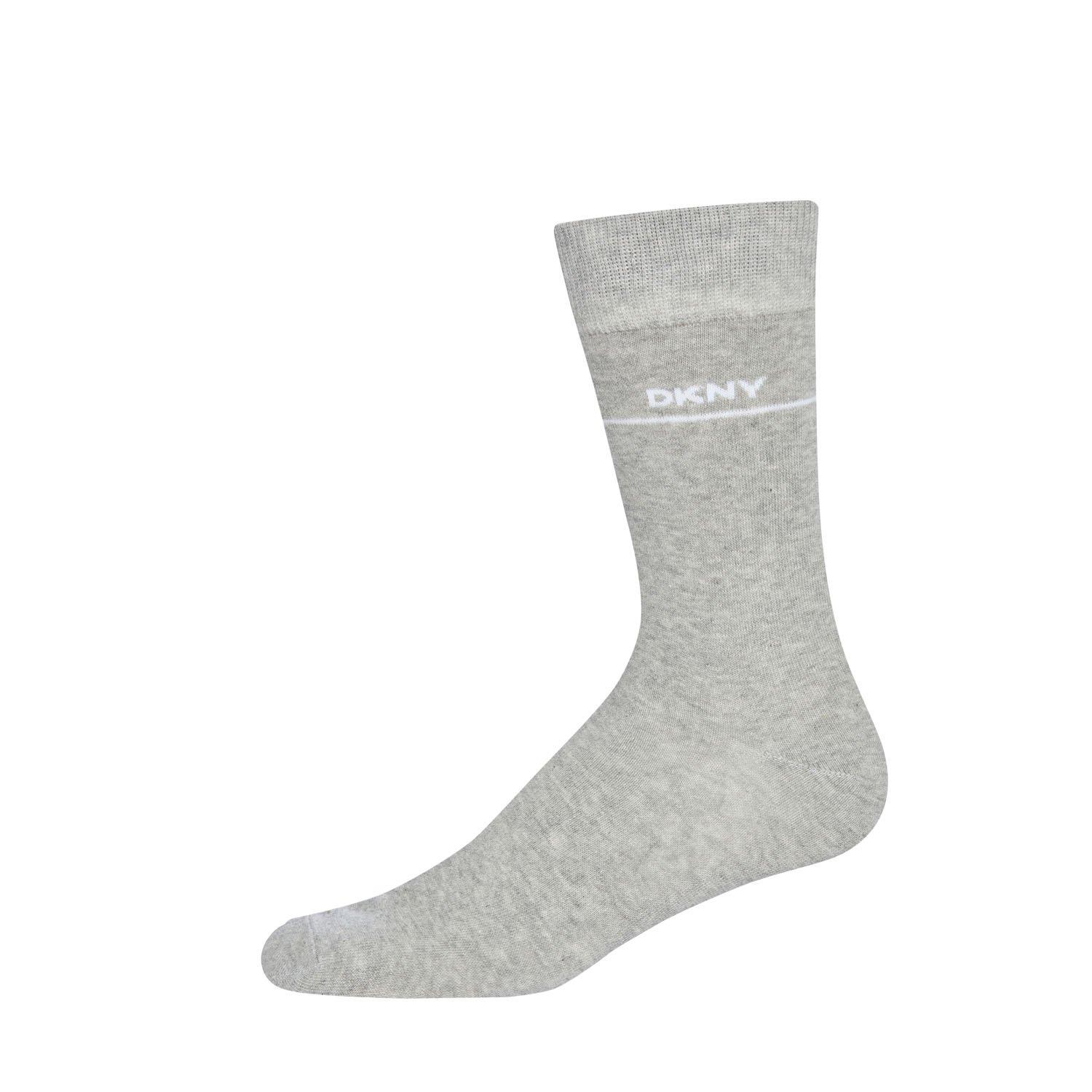 Black/Grey/Chrc - DKNY - 3 pack Mens Socks - 4