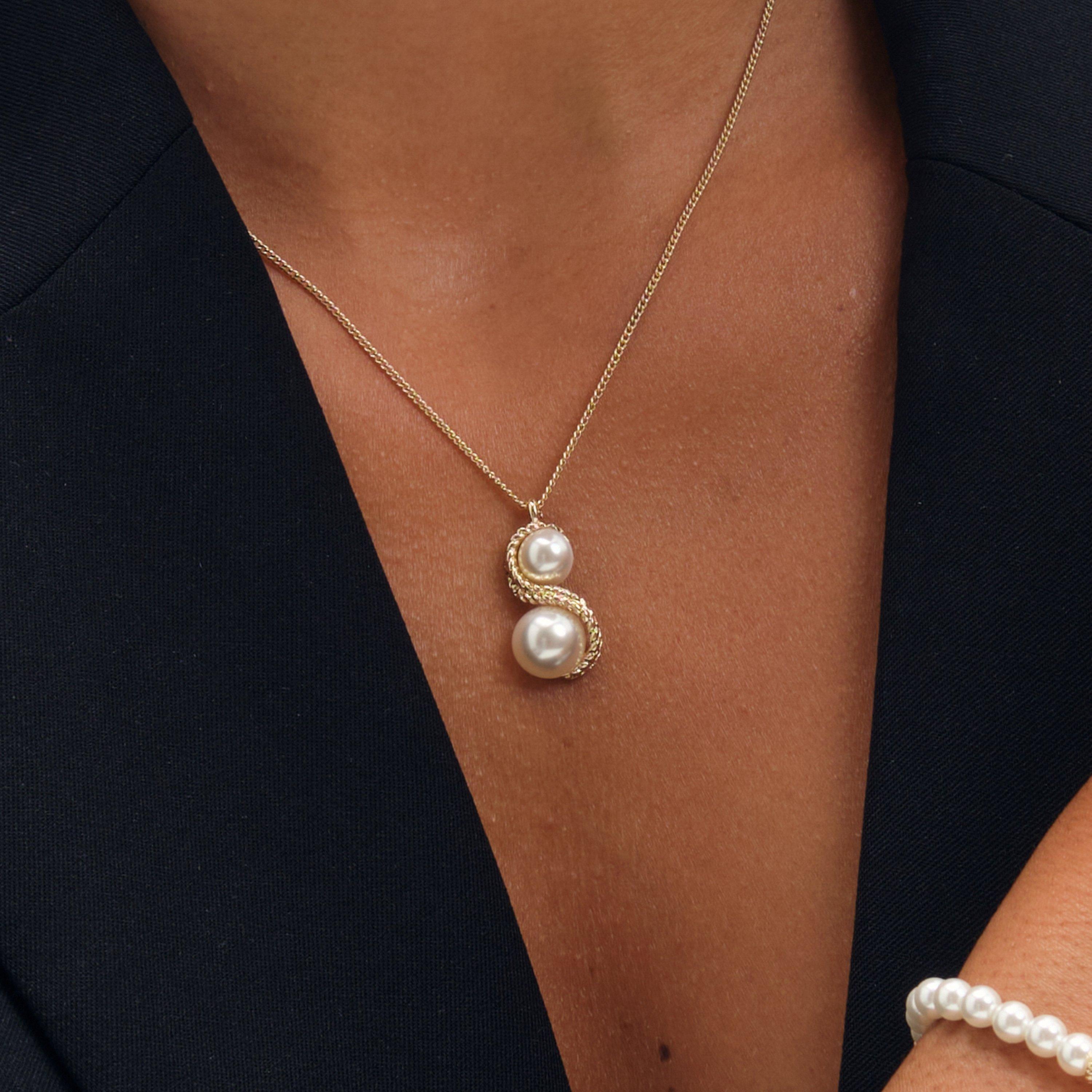 Gold - Jon Richard - Gold Plated Pearl And Infinity Trio Set - Gift Box - 4
