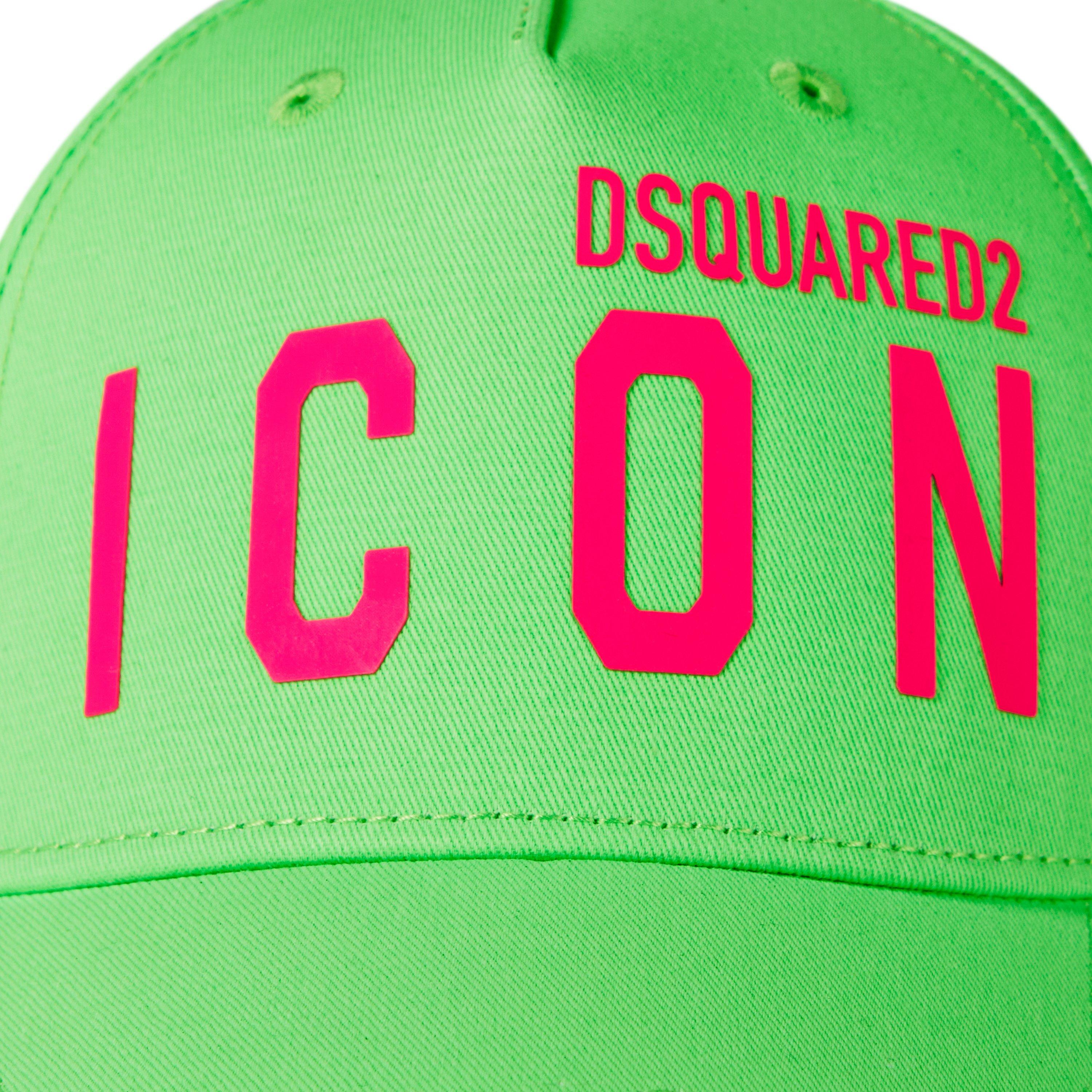 Gren/Pink DQ584 - DSquared2 - Icon Baseball Cap - 3