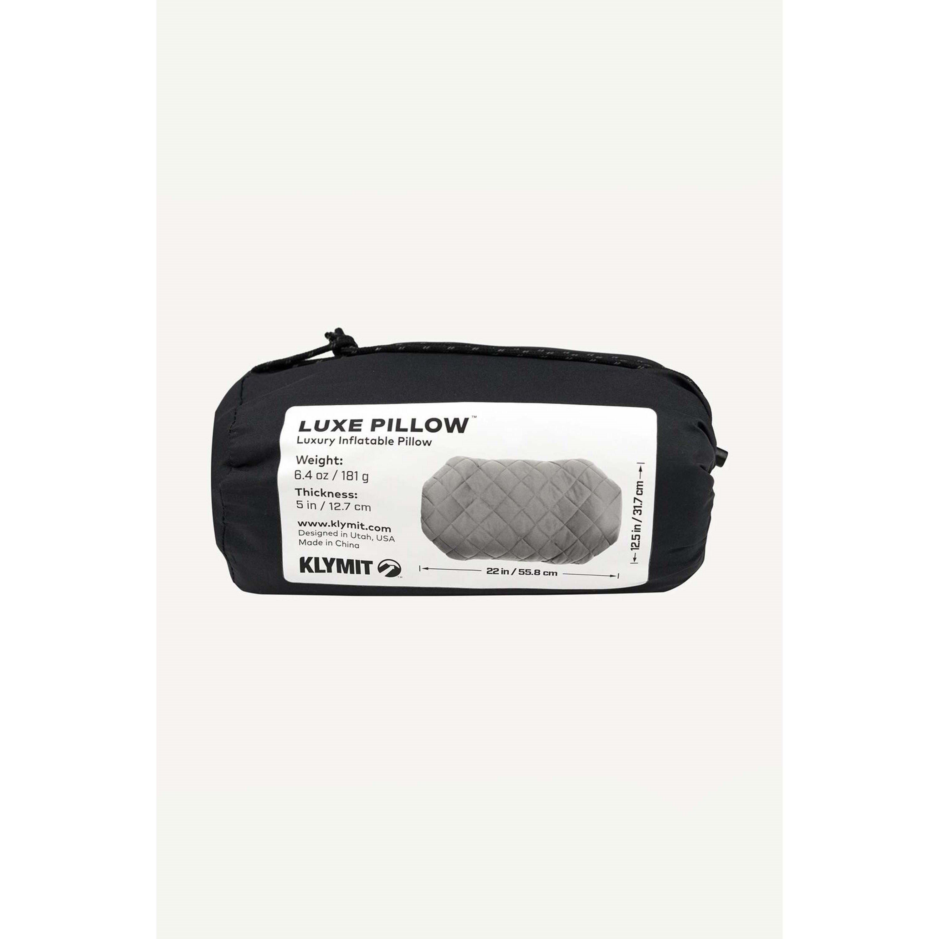 Grey - Klymit - Luxe Pillow - 4