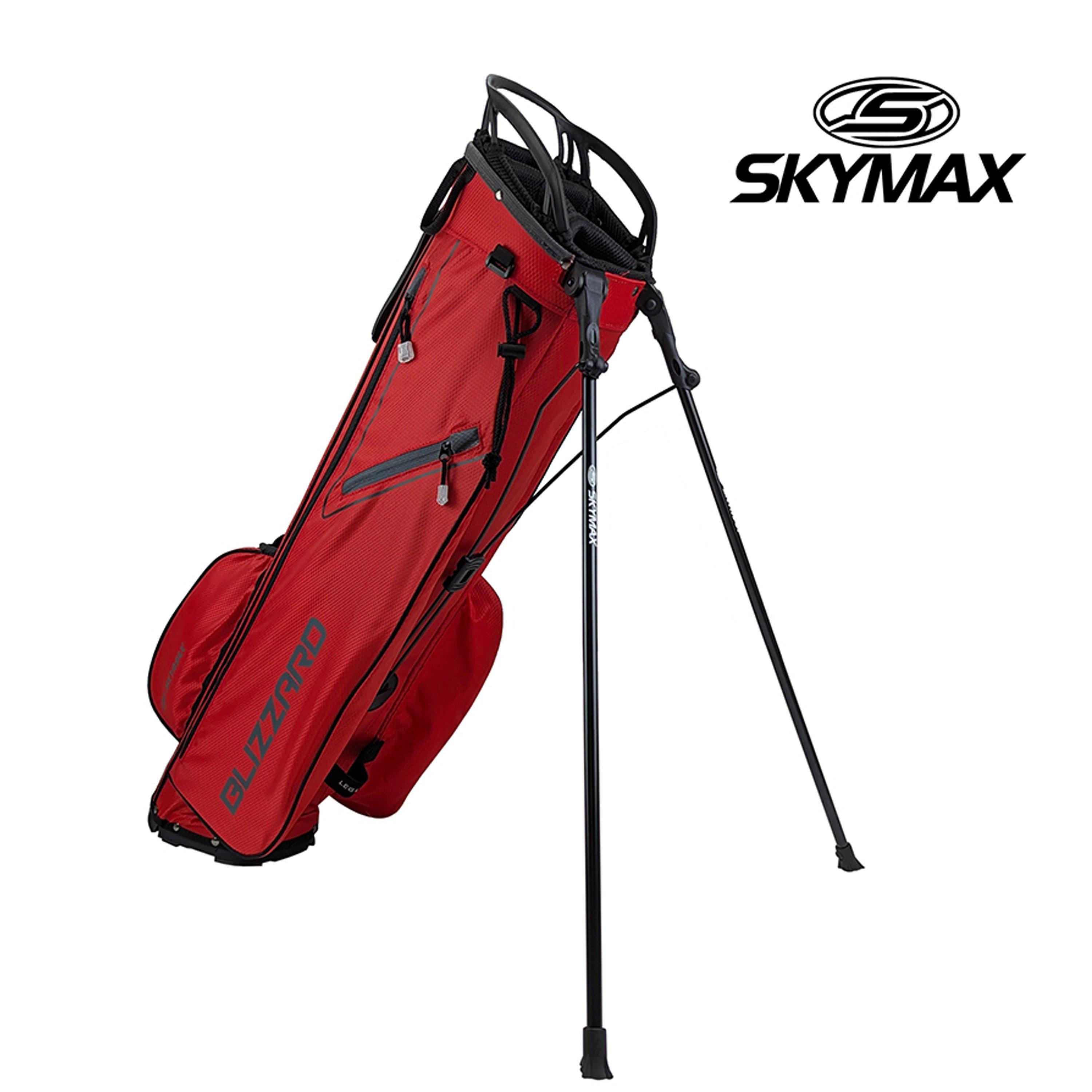Red/Charcoal - Skymax - Skymax Blizzard 7 Stand Bag - 3
