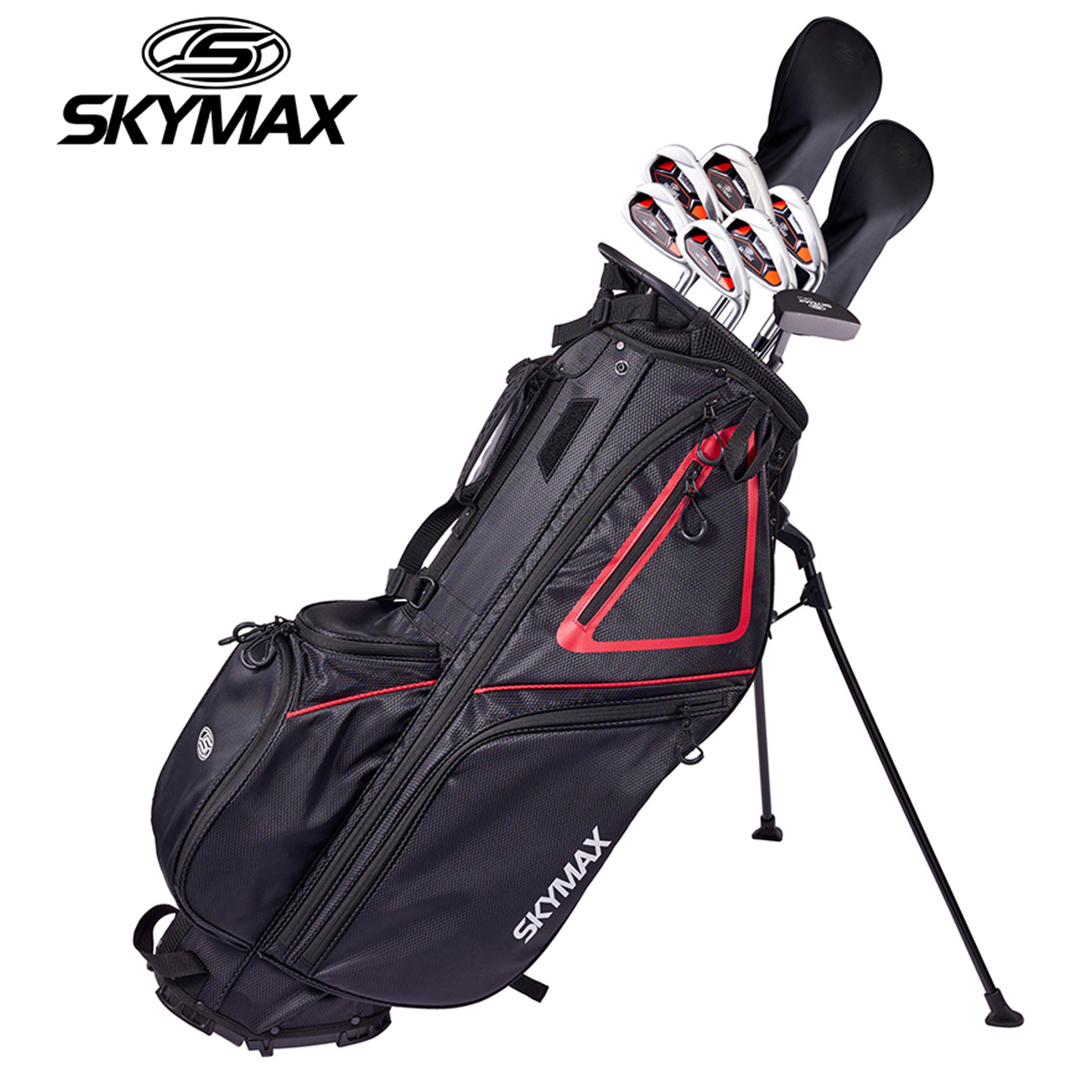 Black/Red - Skymax - Skymax Men’s Steel Golf Club Package Set - 1