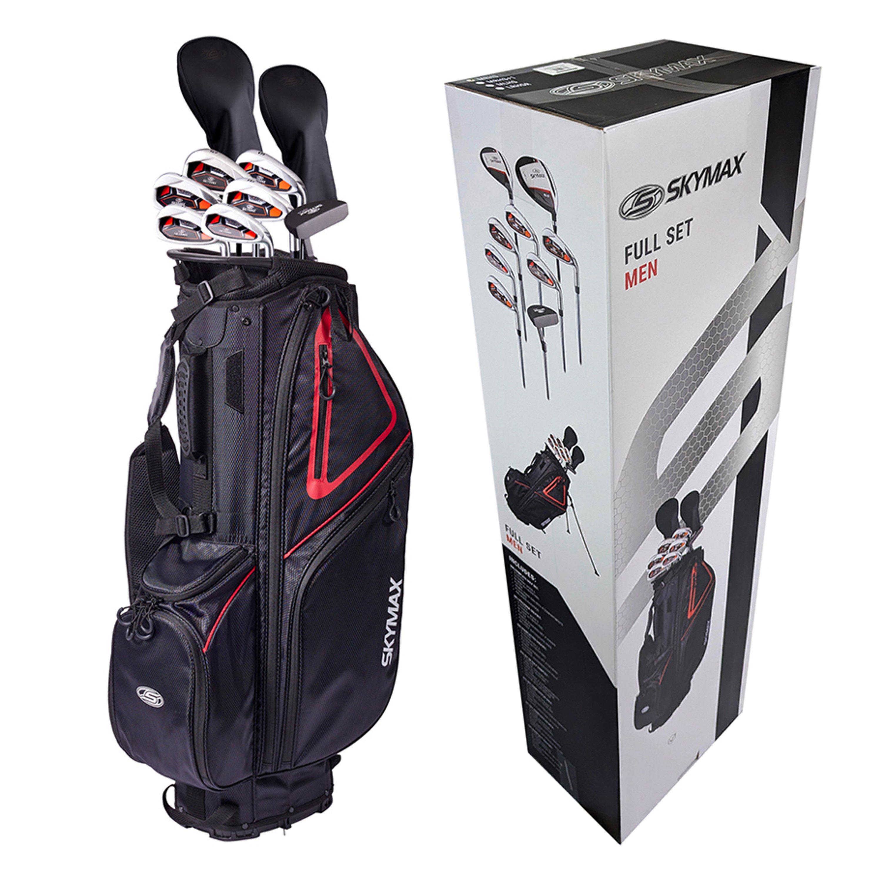 Black/Red - Skymax - Skymax Men’s Steel Golf Club Package Set - 4