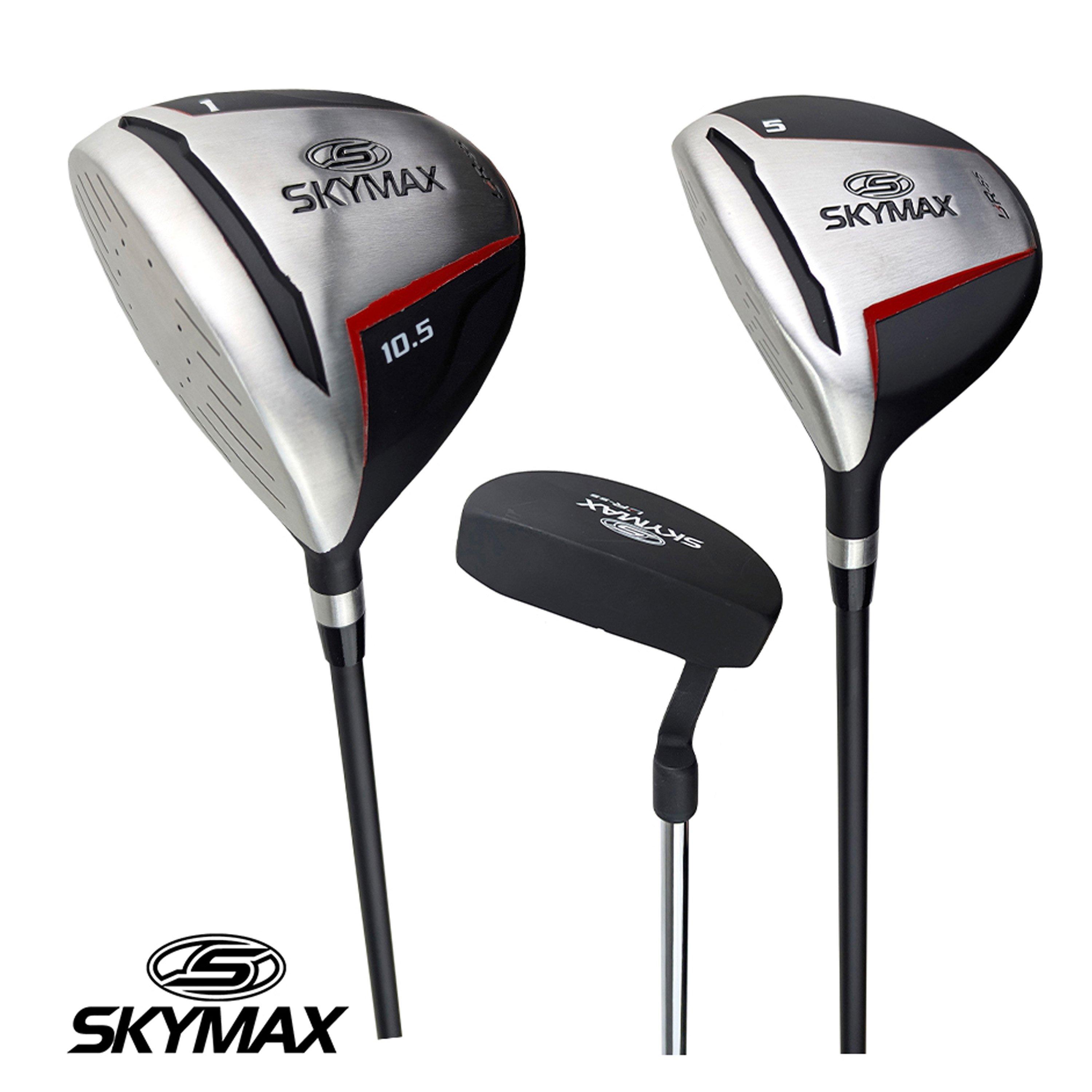Black/Red - Skymax - Skymax Men’s Steel Golf Club Package Set - 7