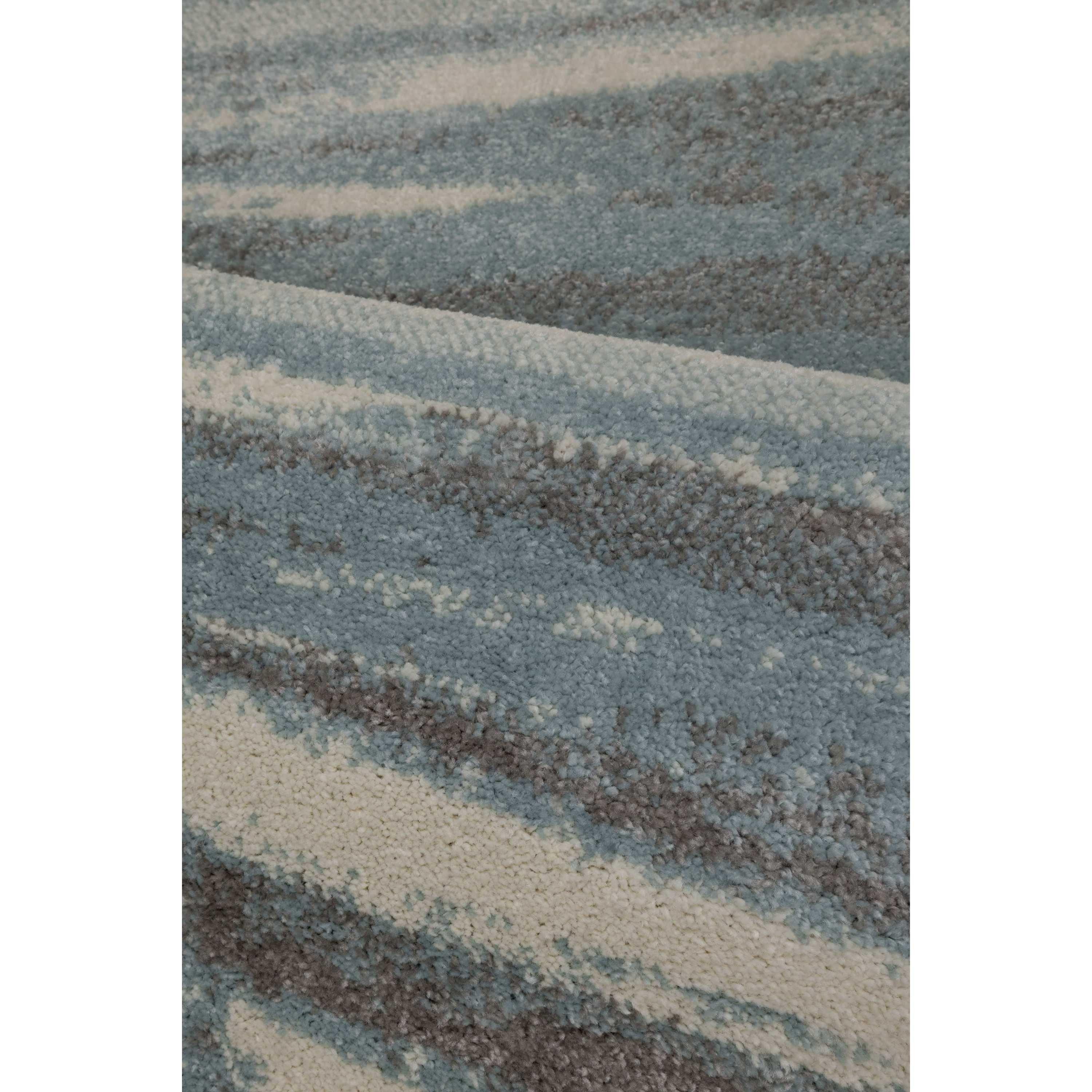 Blue - Homemaker - Echo Watercolour Blue Rug - 3