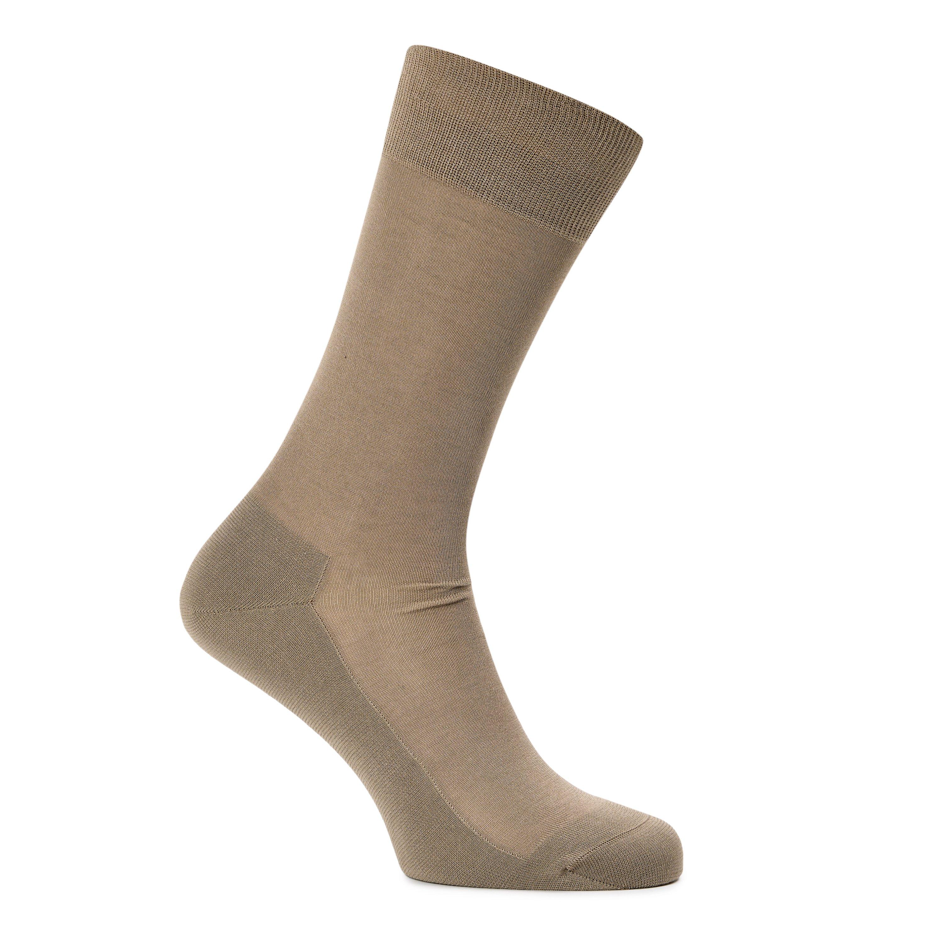 BROWN - Tabio - TABIO BANNER PILE SOCKS09 - 1