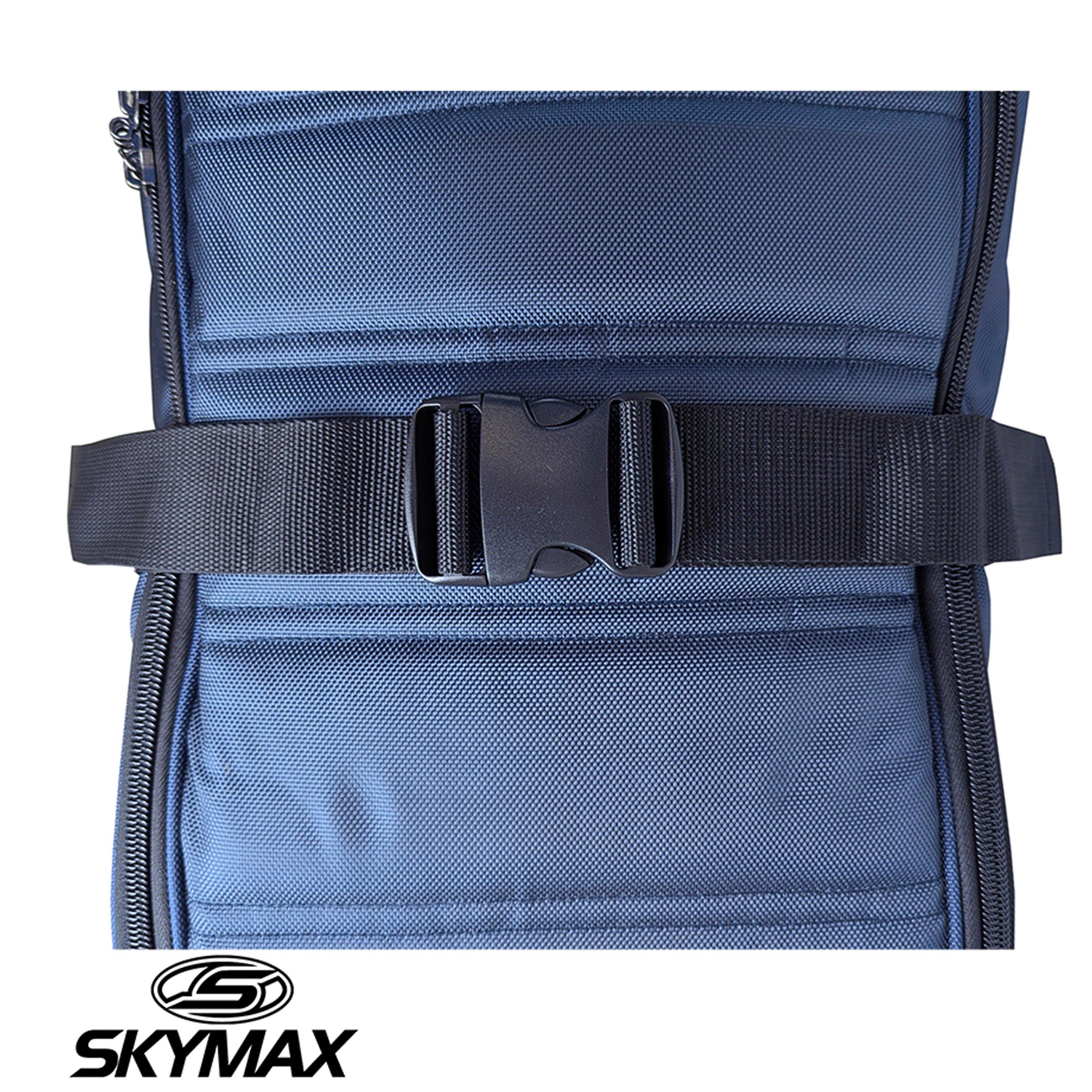Navy - Skymax - Skymax Deluxe Padded Travel Cover - 4