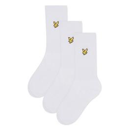 Lyle and Scott 3 Pack Crew Socks Juniors