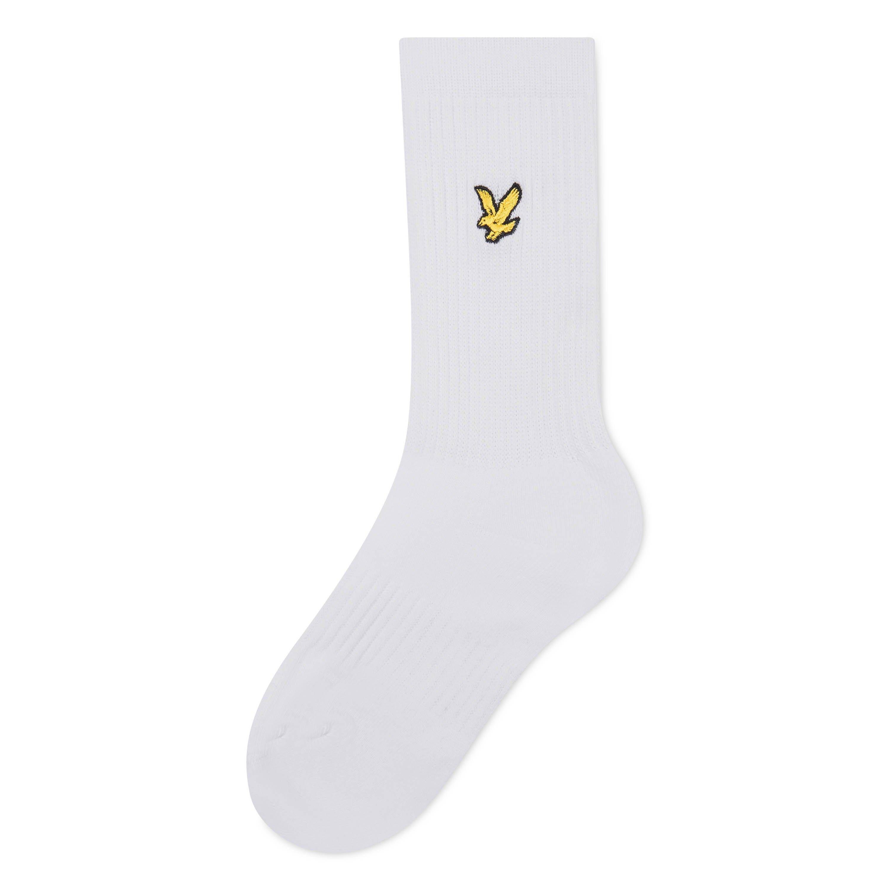 Gry/Wht/Blk - Lyle and Scott - 3-Pack Crew Socks - 4