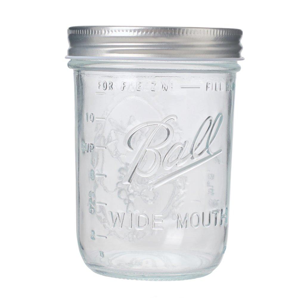Clear - LIFE IDEAS - 8pcs 500ML Airtight Glass Storage Jars - 5
