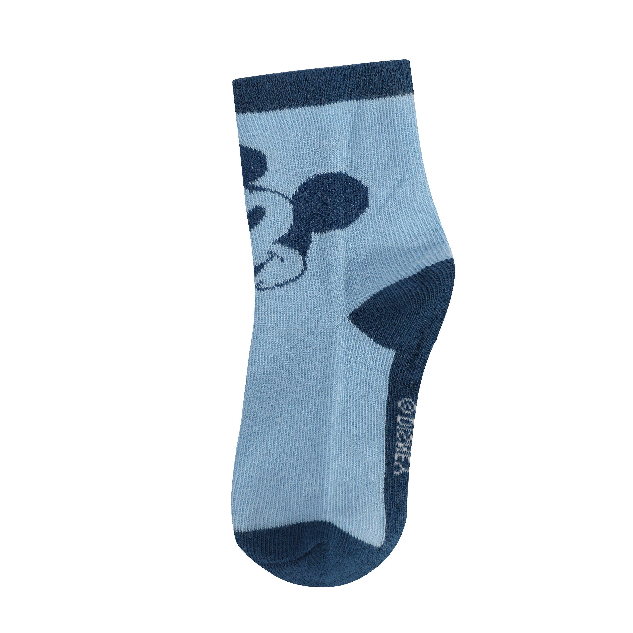 Mickey Mouse - Character - Crew Sock 5pk Baby - 8