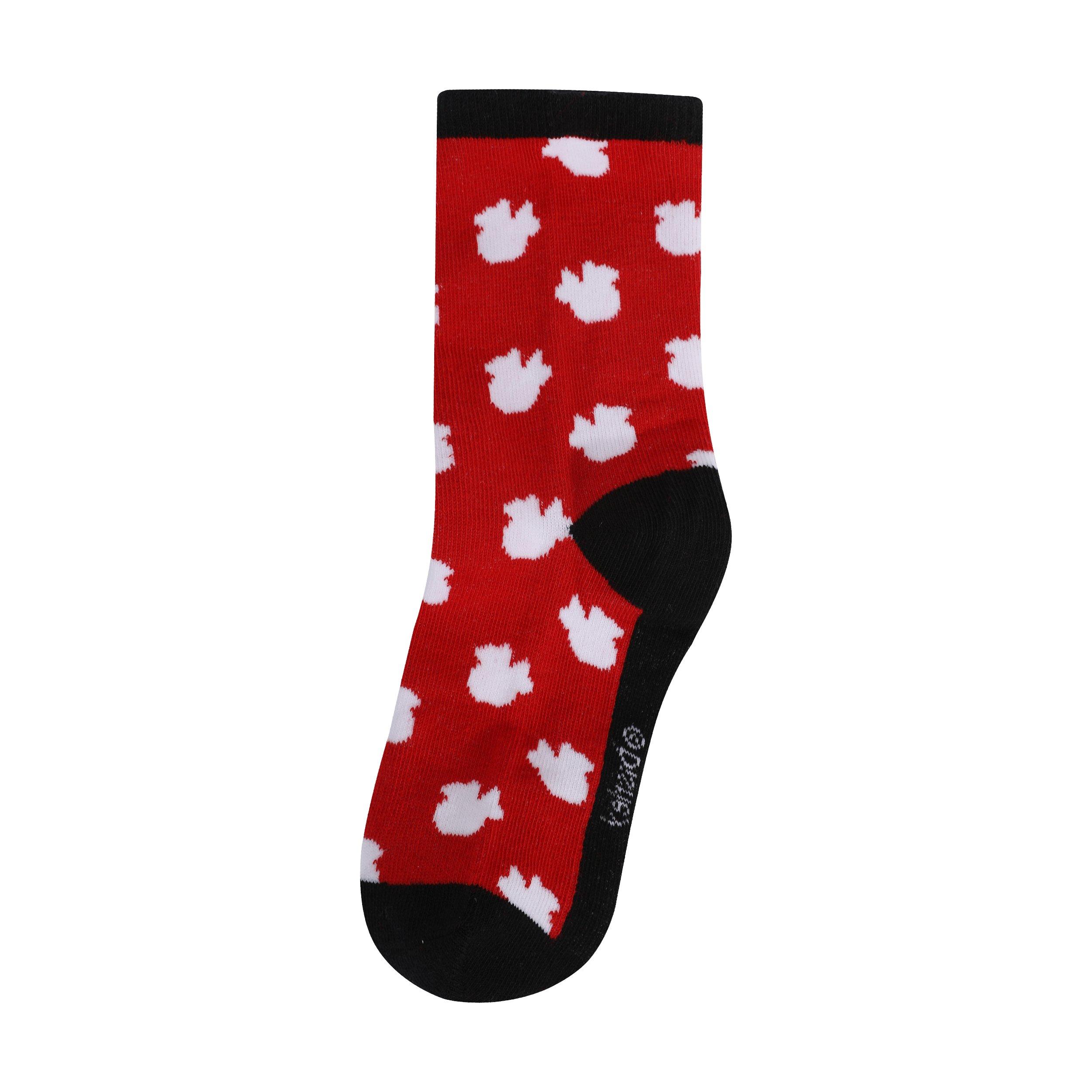Minnie - Character - Crew Sock 5pk Children - 9