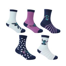 Character Crew Sock 5pk Junior