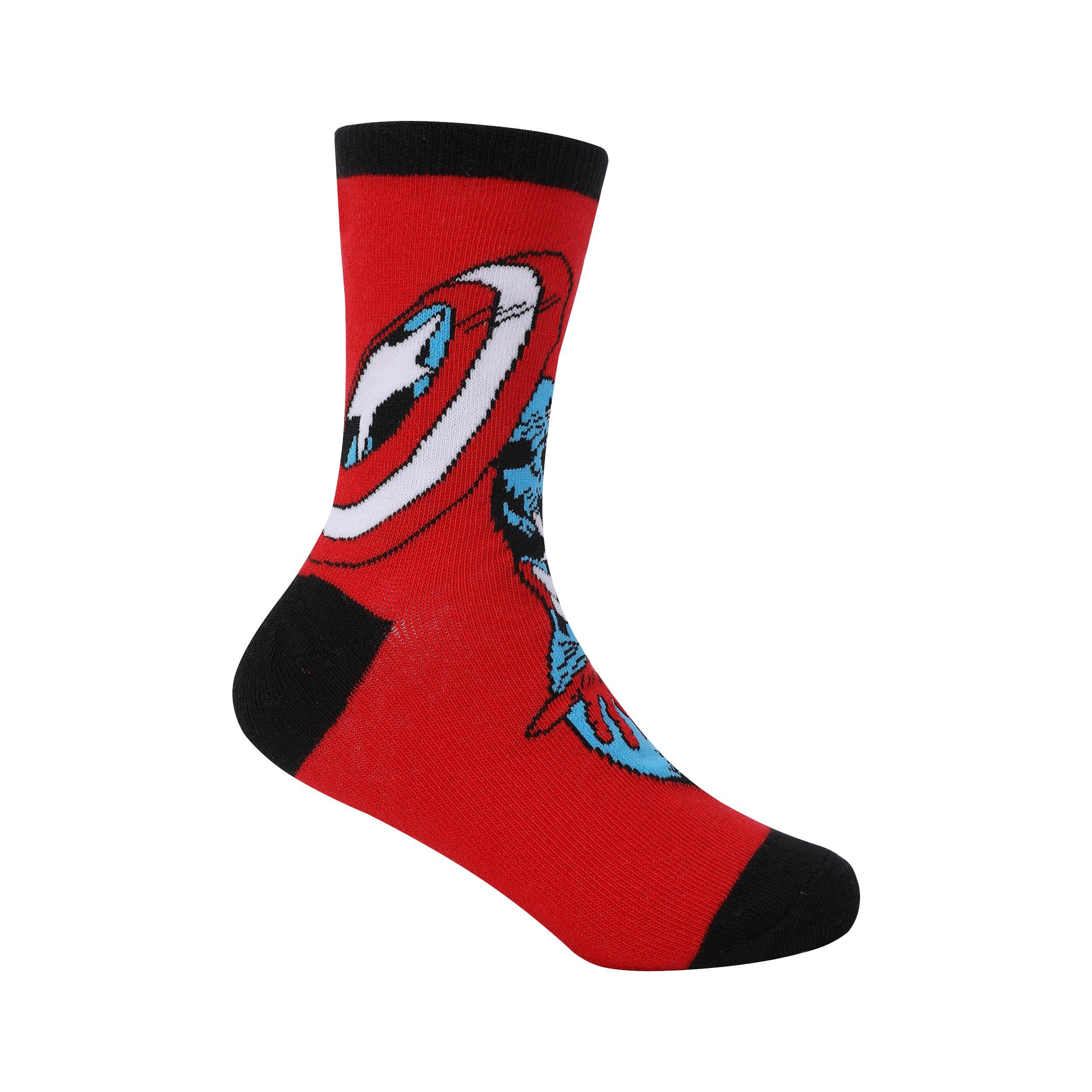 Marvel - Character - Character Crew Sock 5pk Junior - 6