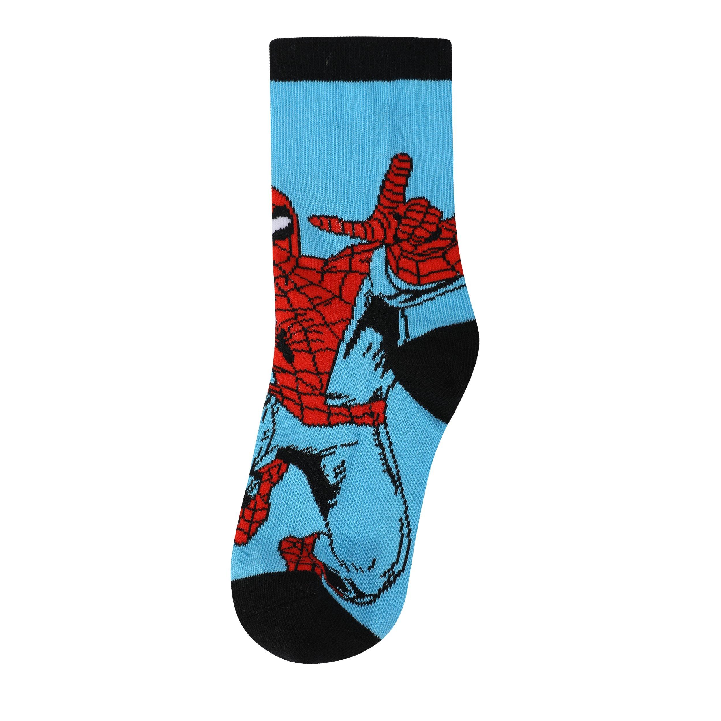 Marvel - Character - Character Crew Sock 5pk Junior - 8