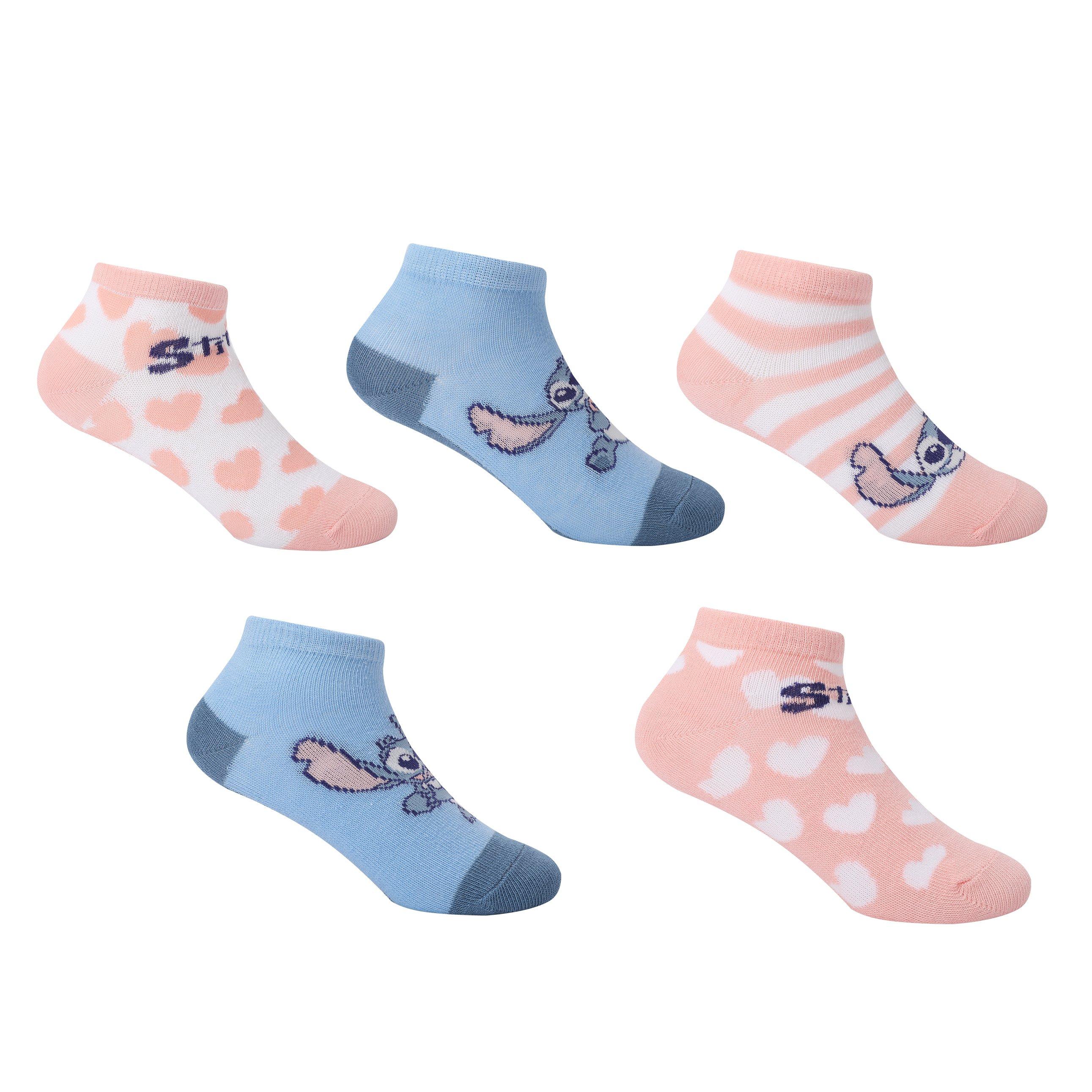 Stitch - Character - Trainer Sock 5pk Infant - 1