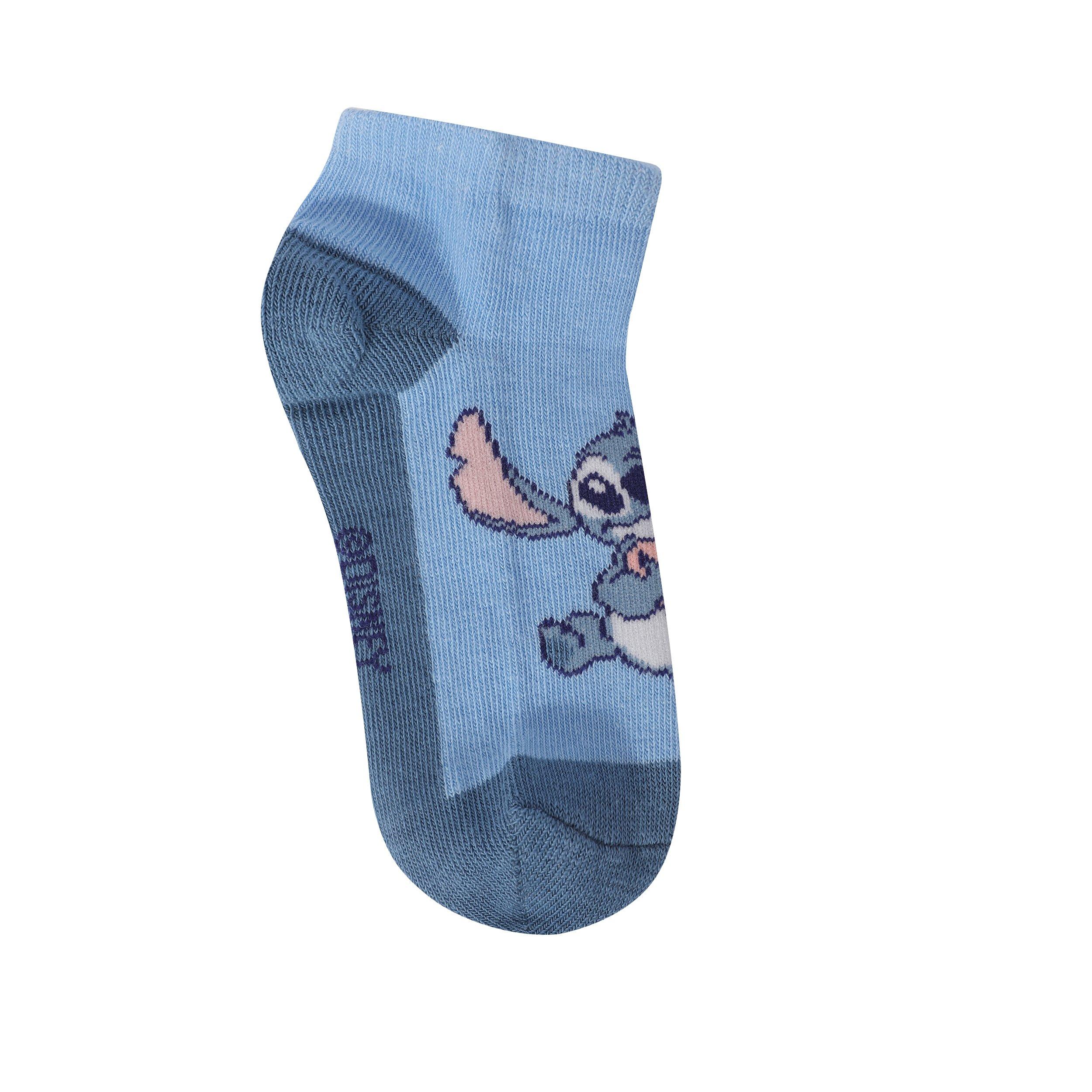 Stitch - Character - Trainer Sock 5pk Infant - 8