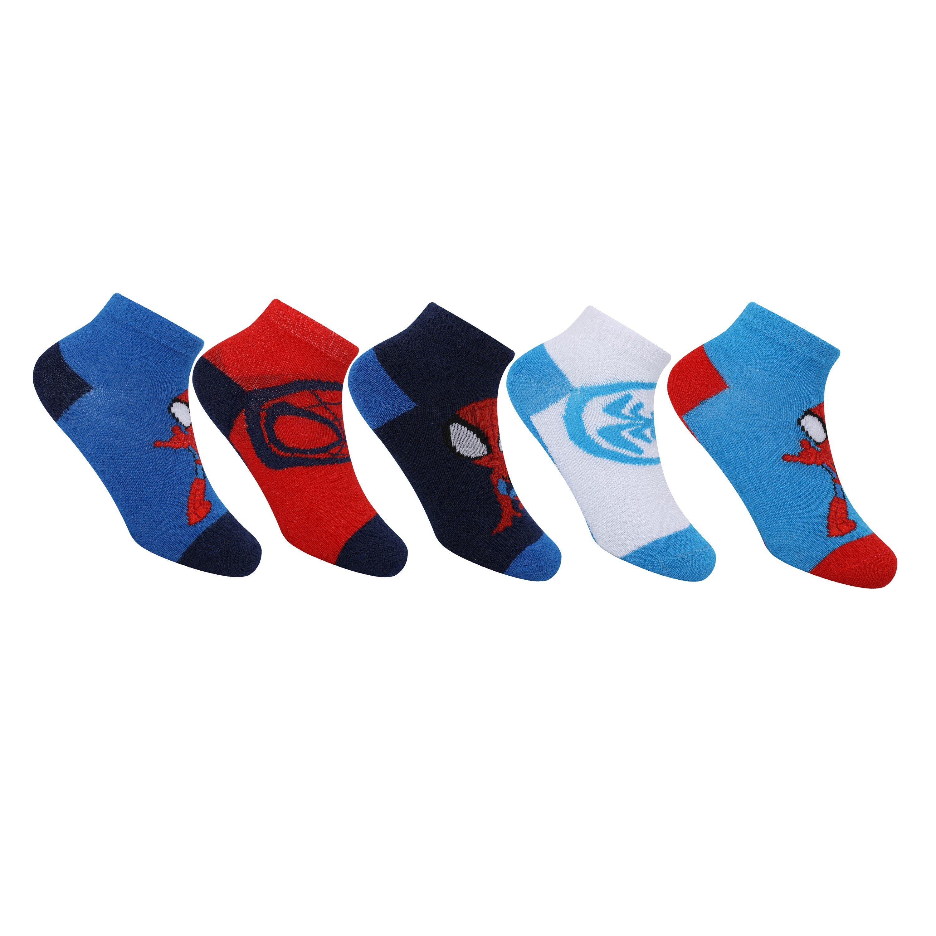 Spider-Man - Character - Trainer Sock 5pk Children - 1