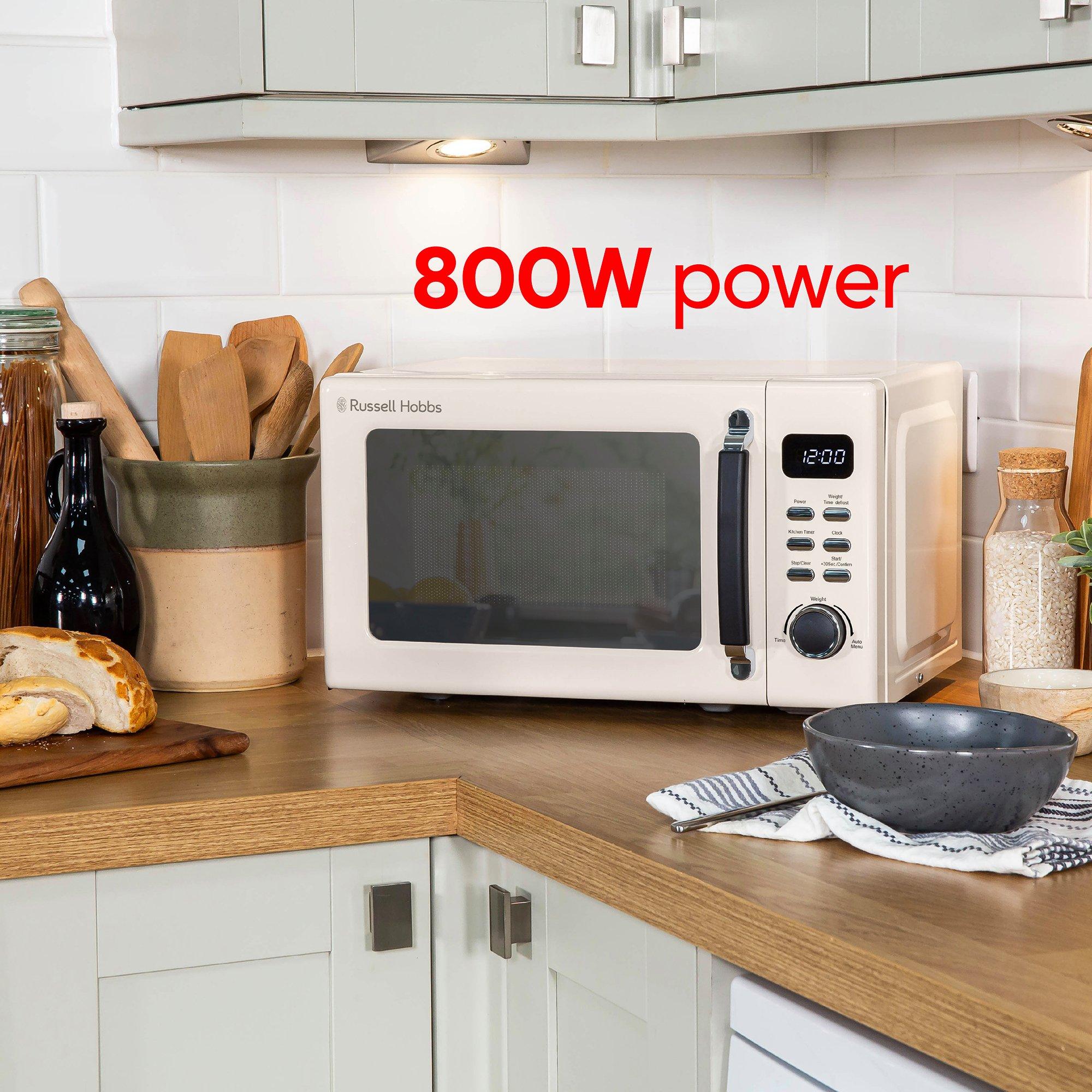 Cream - Russell Hobbs - RHM2026C Stylevia Digital Microwave 20L Cream - 6