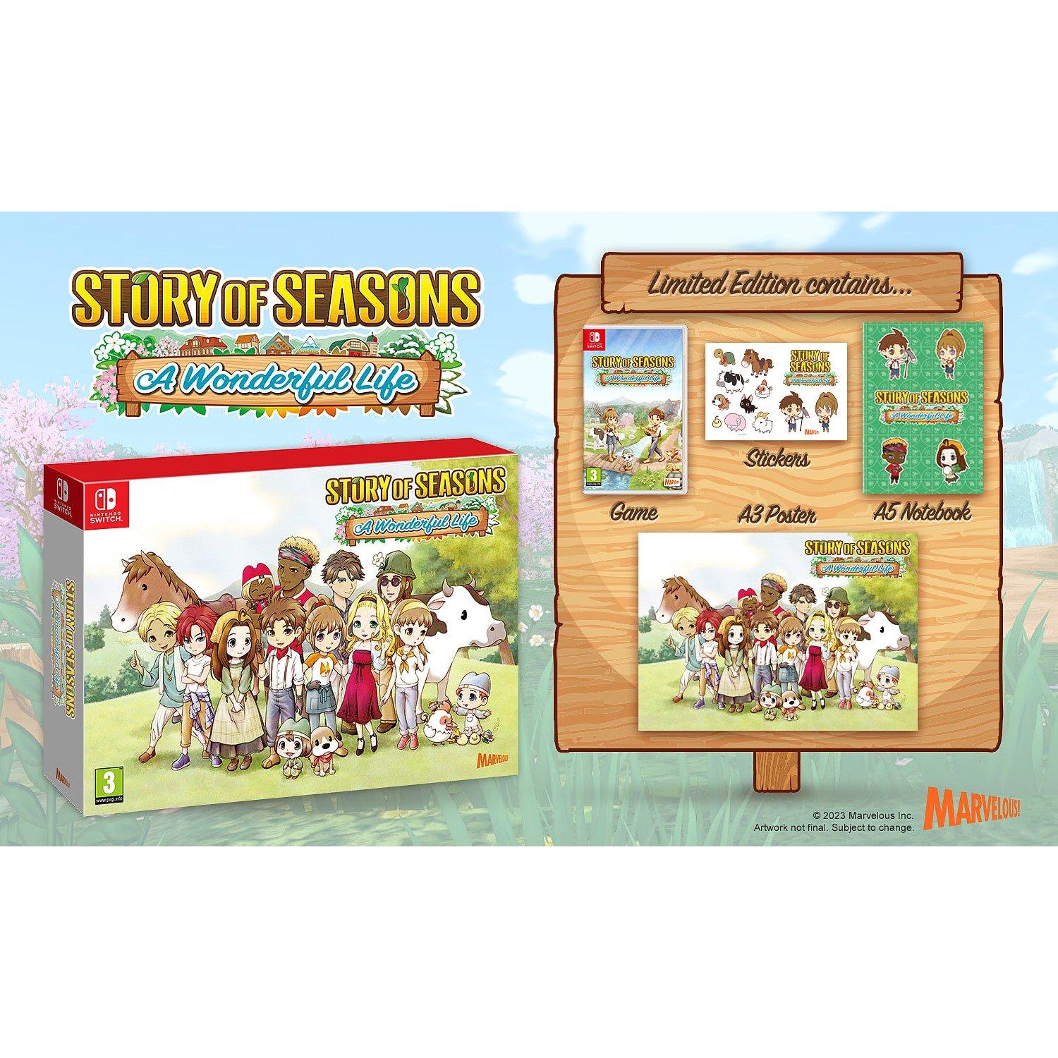 Nintendo Switch - Marvelous Games - Story of Seasons: A Wonderful Life Limited Edition - 8