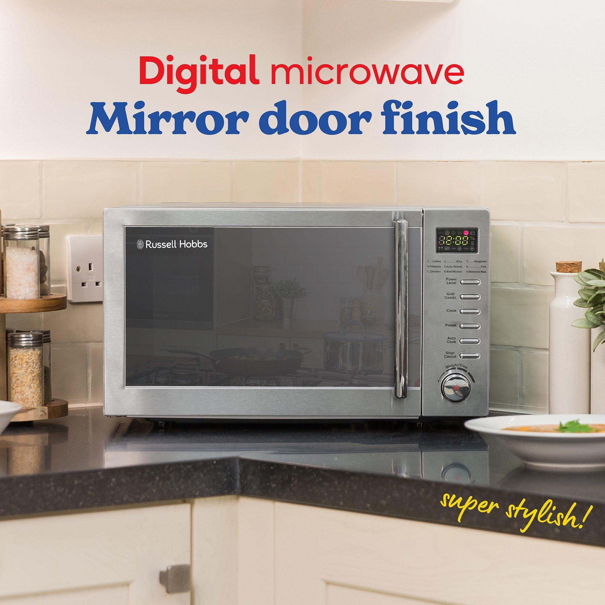 Stainless Steel - Russell Hobbs - RHM2031 20 Litre Digital Microwave with Grill - 2
