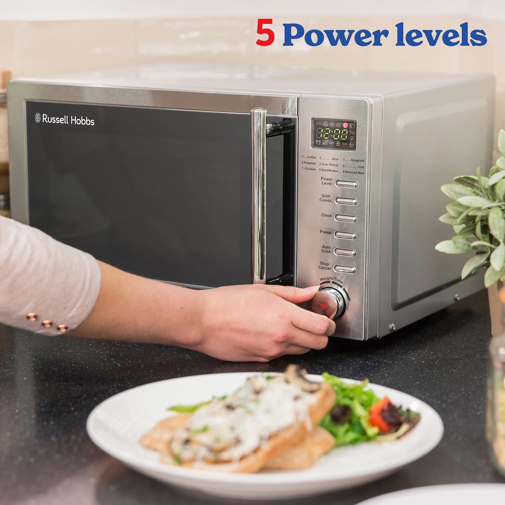Stainless Steel - Russell Hobbs - RHM2031 20 Litre Digital Microwave with Grill - 5