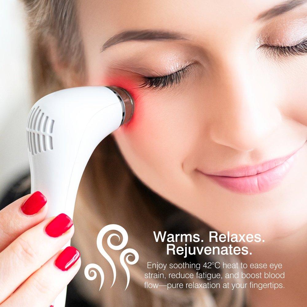 White - Rio - Rio Warming and Cooling Eye Massager - 3