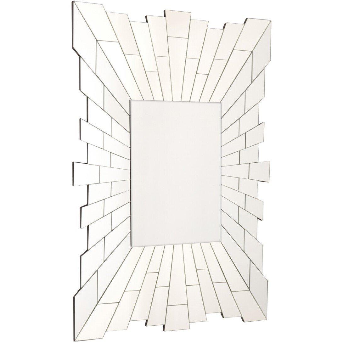 Silver - Interiors by Premier - Glitzy Rectangular Wall Mirror - 3