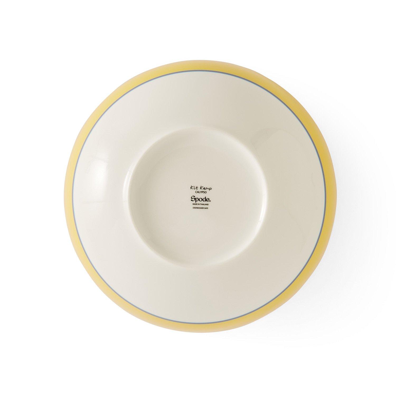 Yellow - Spode Kit Kemp - Kit Kemp Calypso Serving Bowl - Yellow - 5