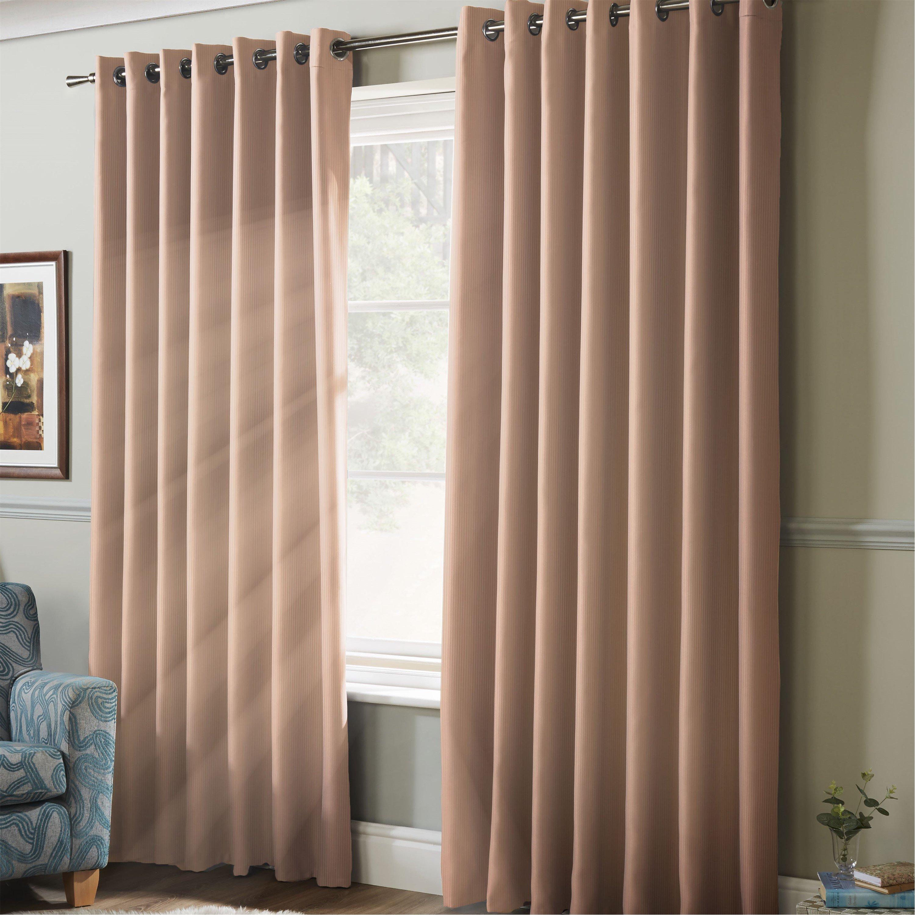 100% Blackout Ring Top Eyelet Curtains