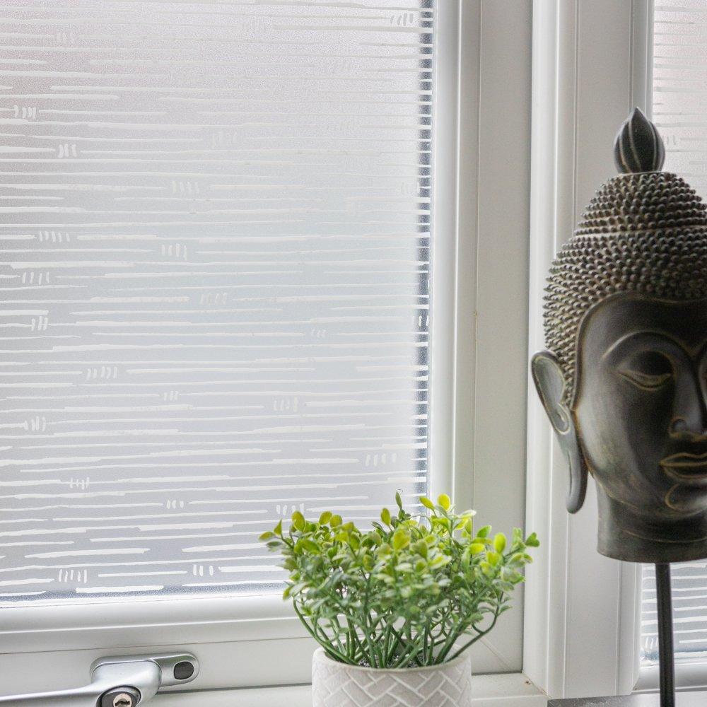 White - D C Fix - Japondi Static Cling Window Film - 1