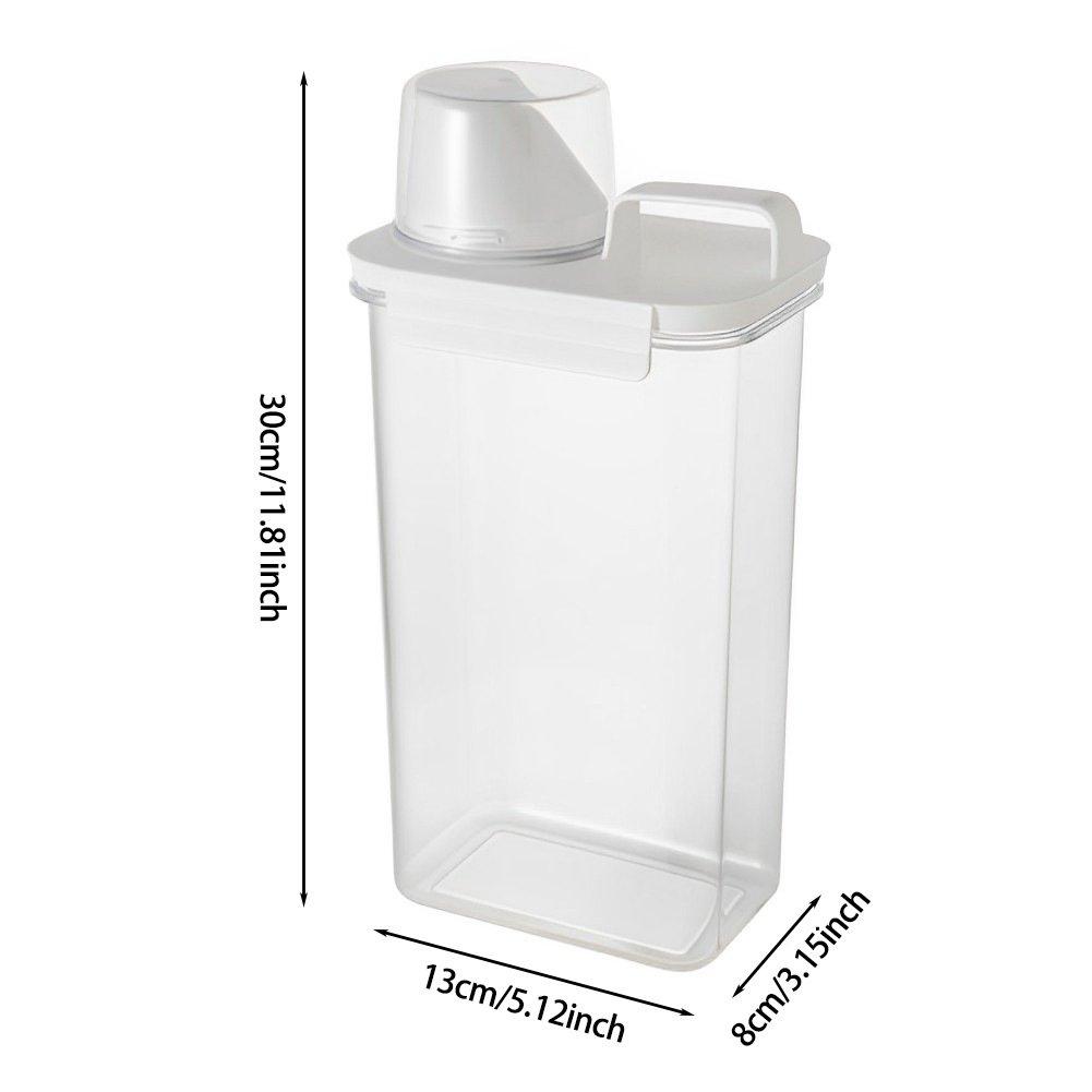 Clear - LIFE IDEAS - 2pcs Food Storage Container - 4