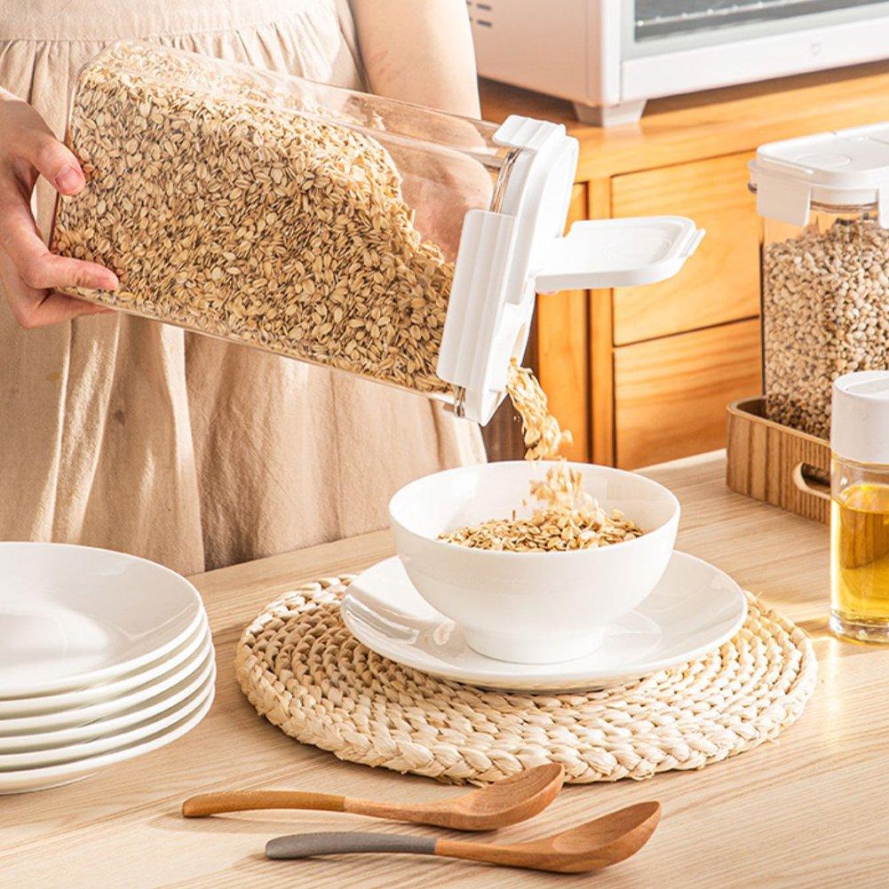 Clear - LIFE IDEAS - 2pcs Food Storage Container - 5