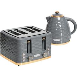 HOMCOM HOMCOM Kettle and 4 Slice Toaster Set